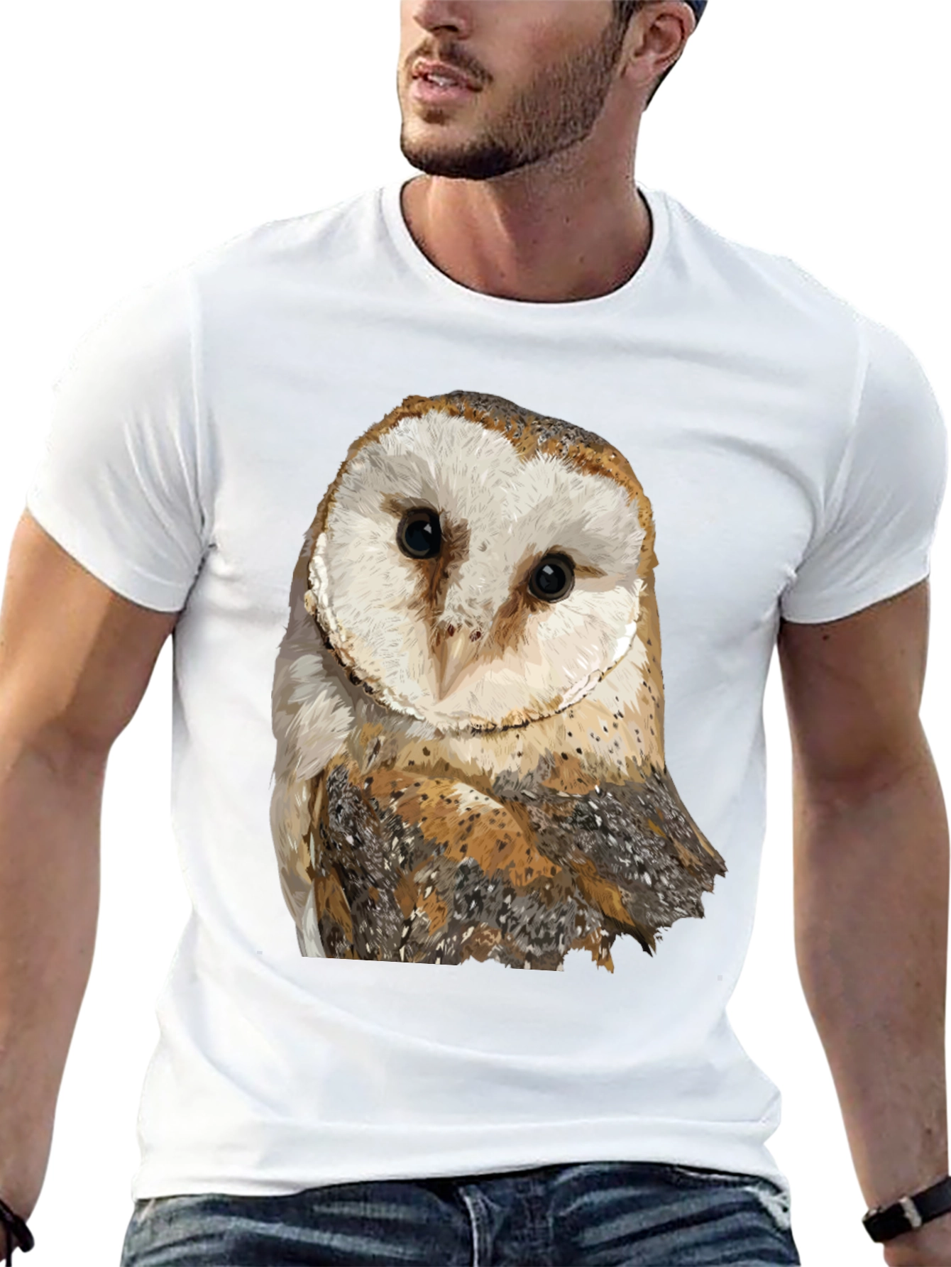 Owl Graphic Tee - Unique Bird Lover Gift
