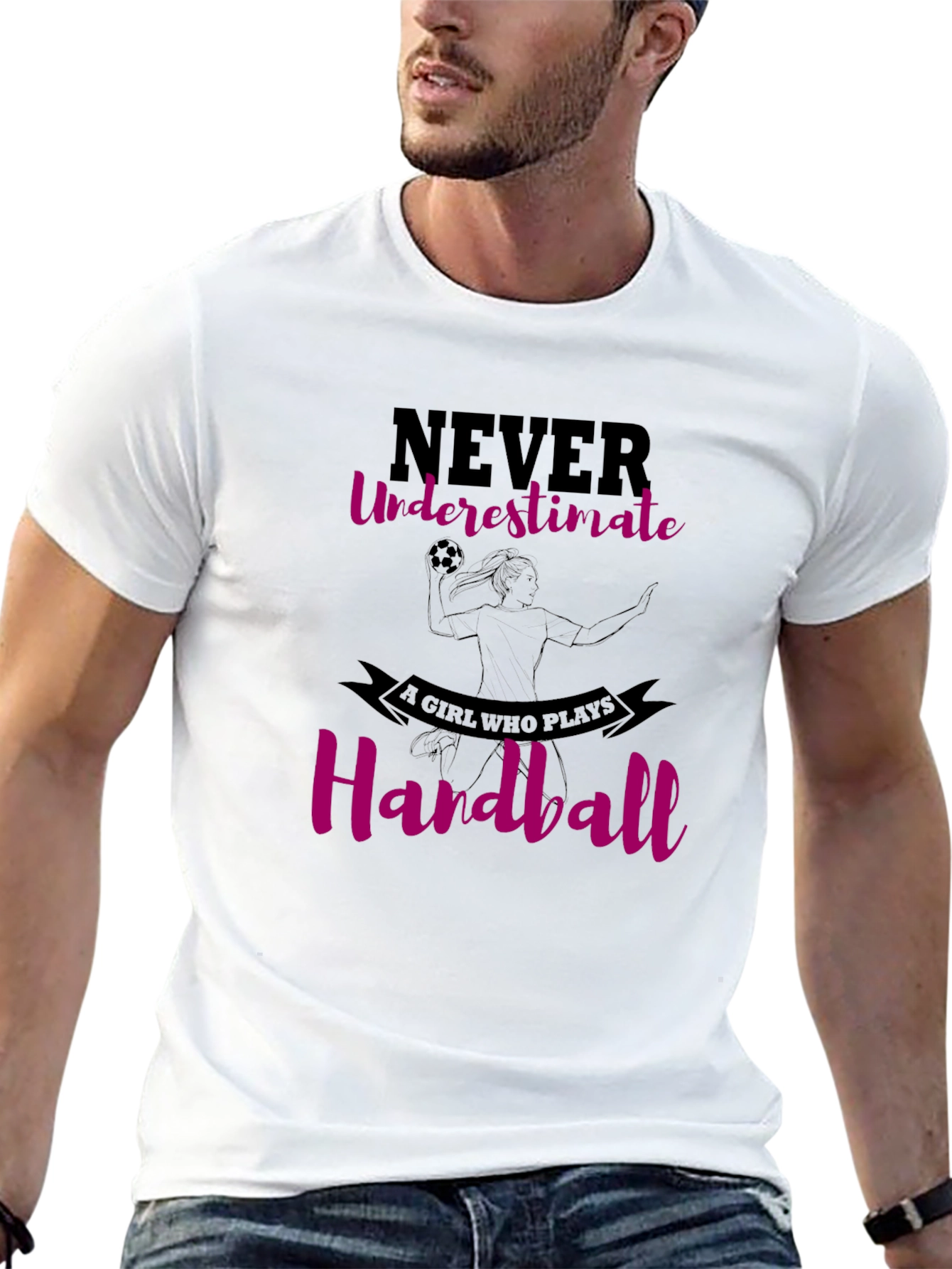 Handball Girls T-Shirt - Never Underestimate