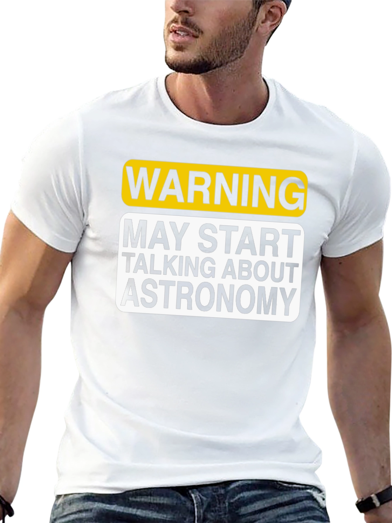 Warning Astronomy T-Shirt - May Start Talking About It!