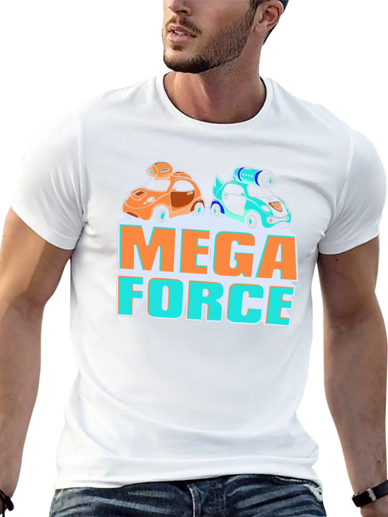 Mega Force Graphic Tee - Car Design