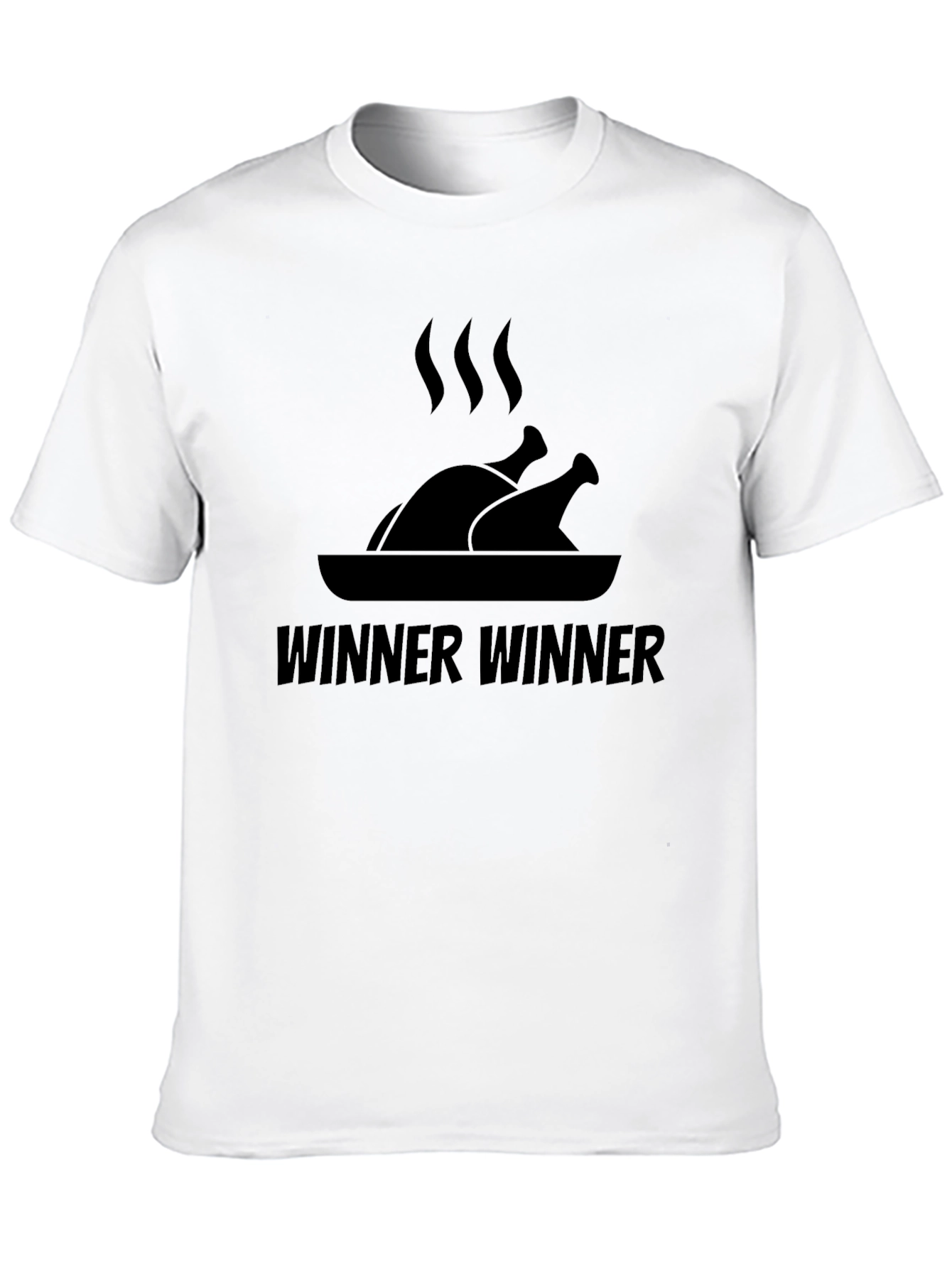Winner Winner Chicken Dinner Black T-Shirt