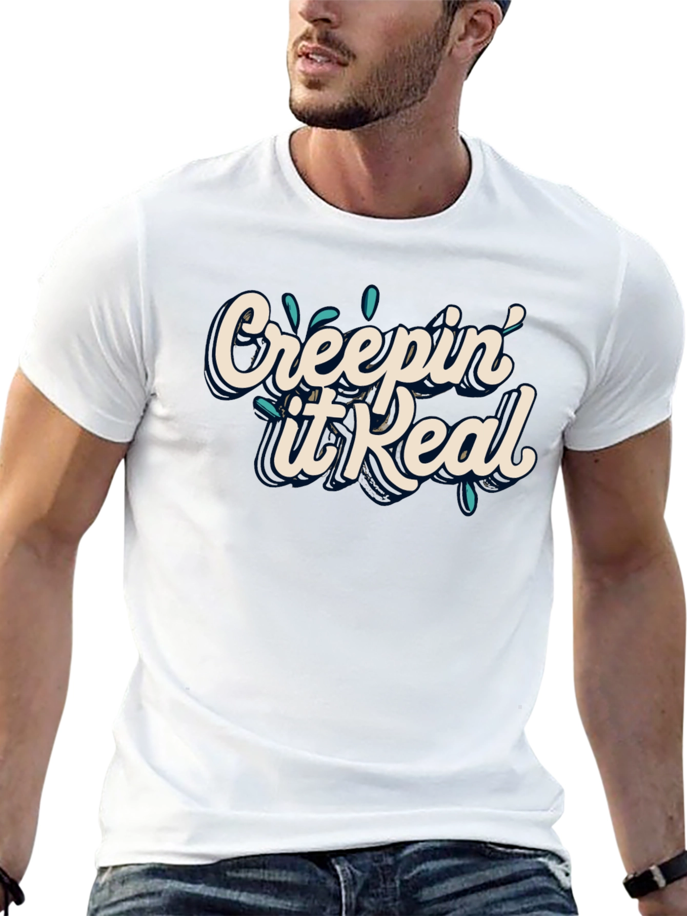 Creepin It Real Graphic T-Shirt