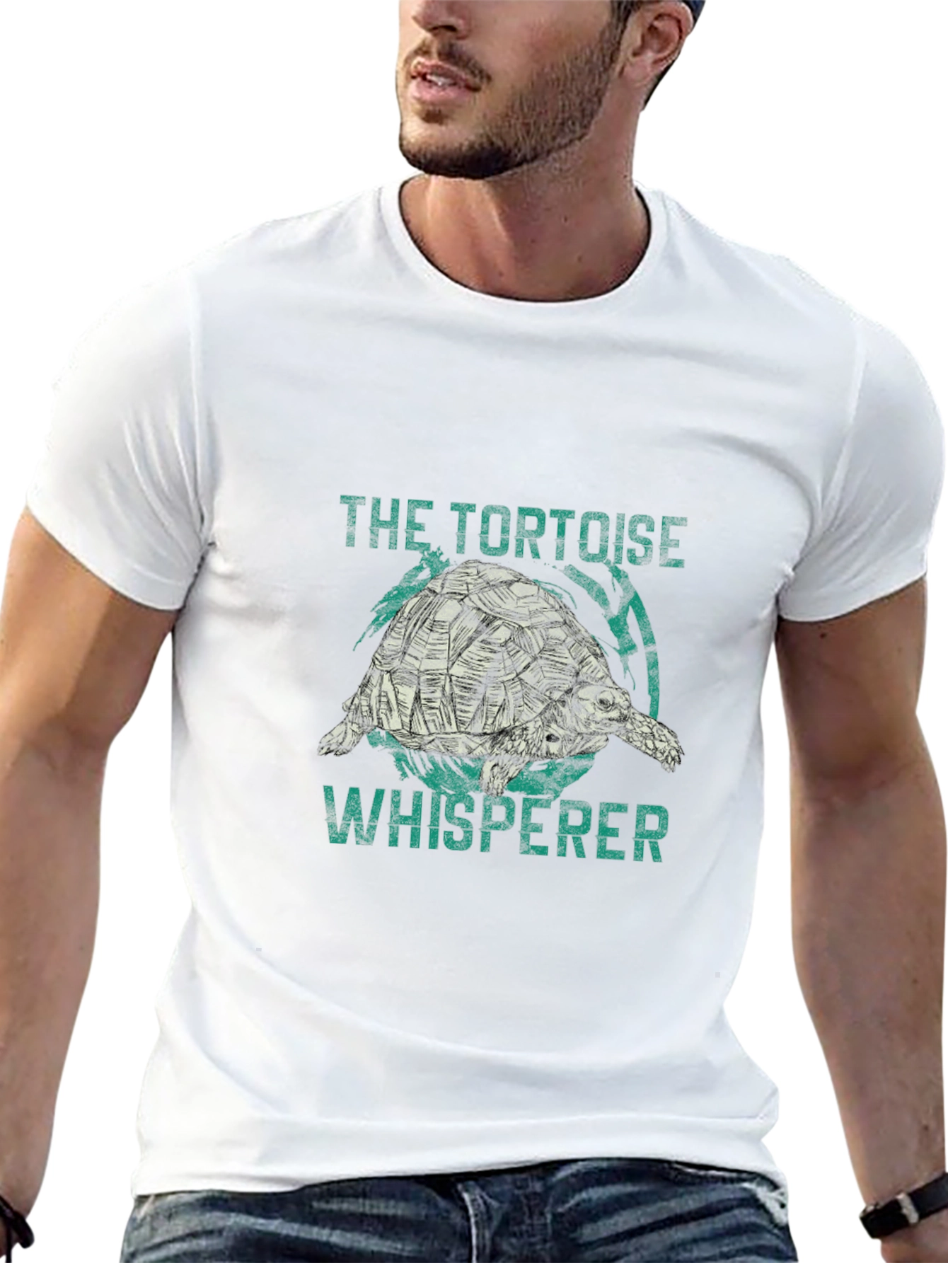 Tortoise Whisperer Graphic T-Shirt - Black