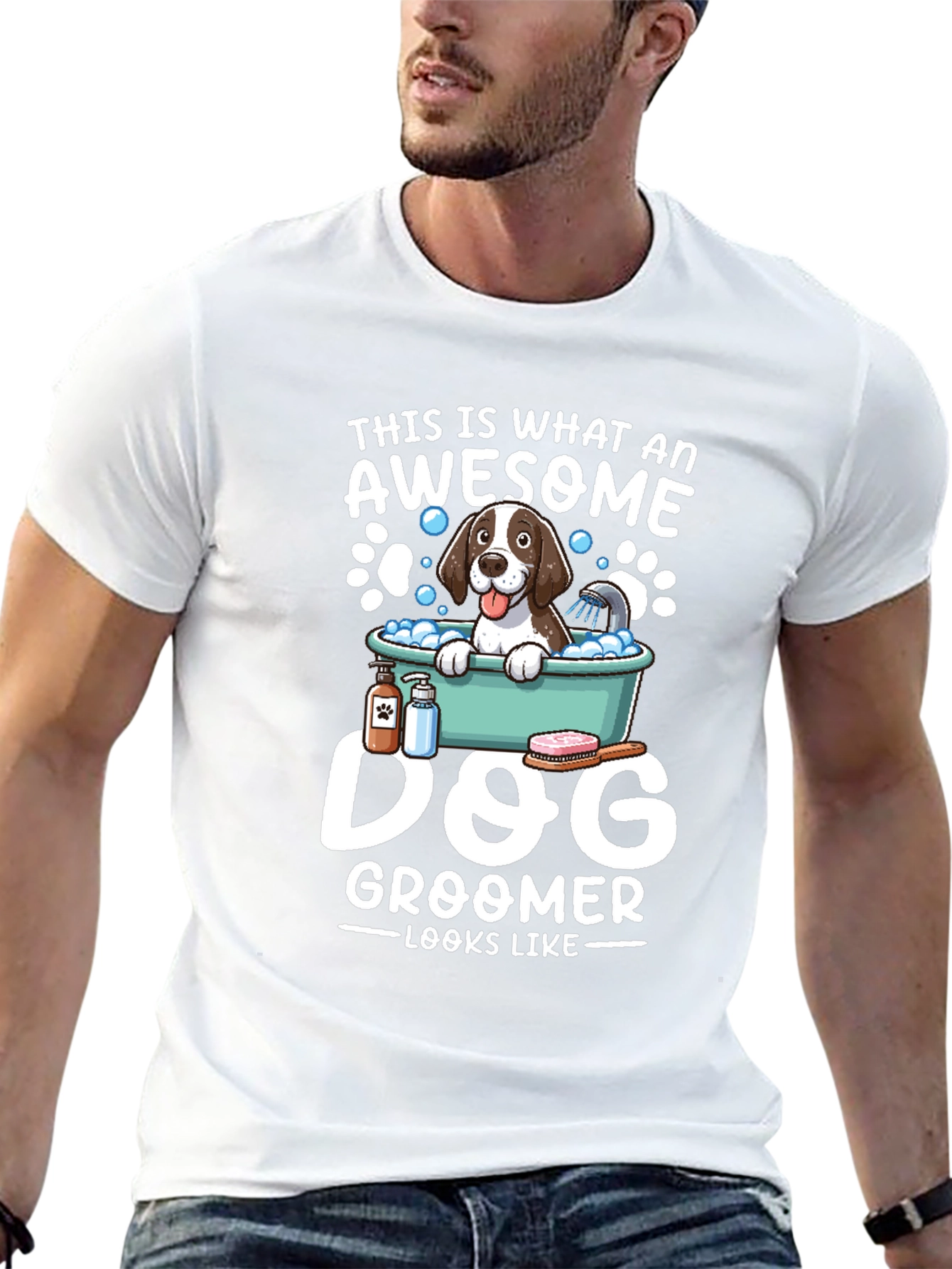 Awesome Dog Groomer T-Shirt