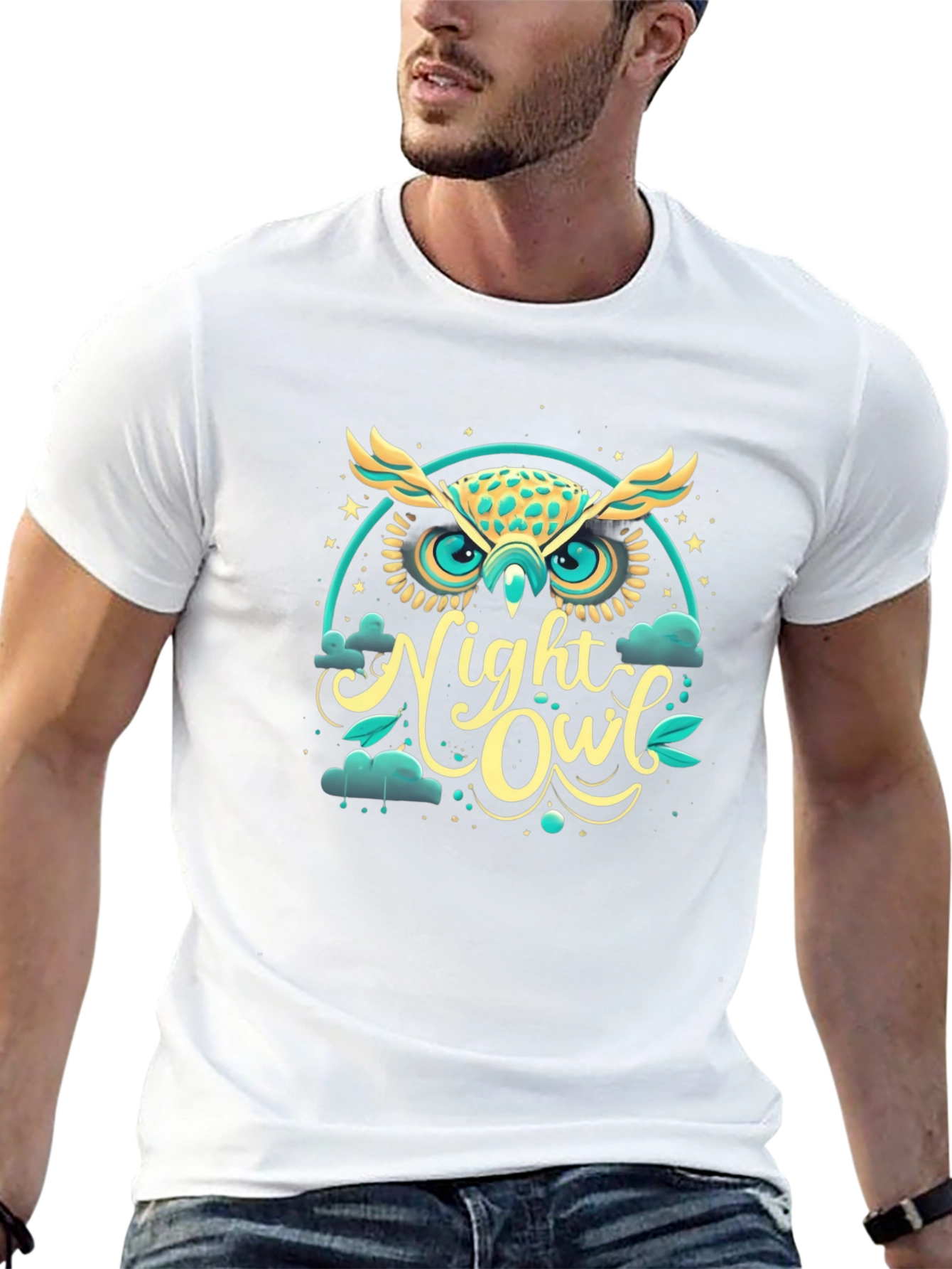 Night Owl Graphic T-Shirt - Soft Cotton Tee