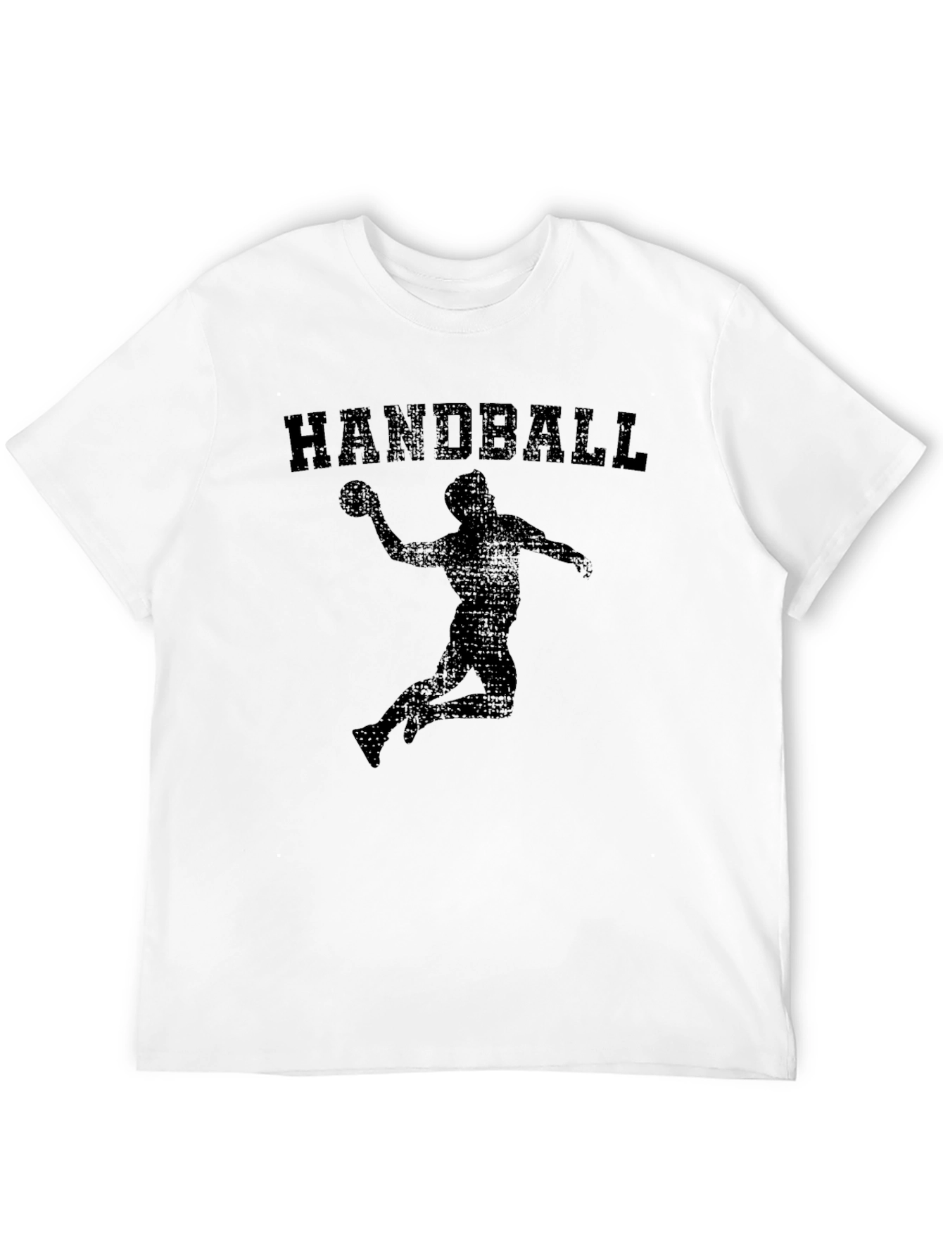 Handball Player Black T-Shirt