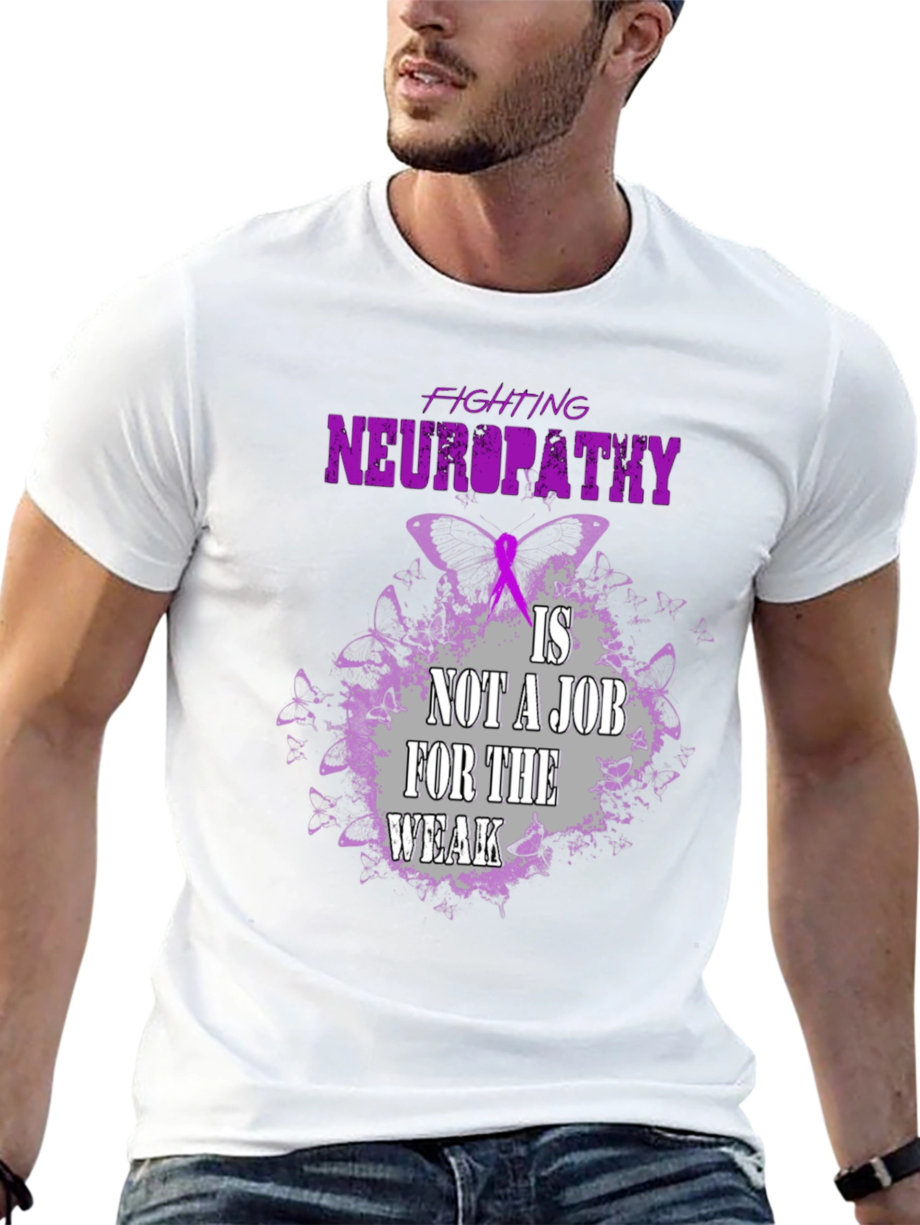 Neuropathy Awareness T-Shirt: Fighting Neuropathy