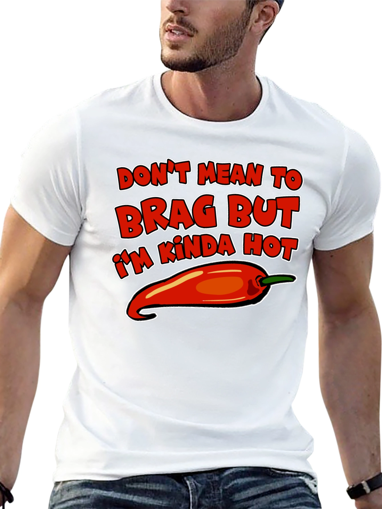 Funny Hot Pepper Graphic T-Shirt