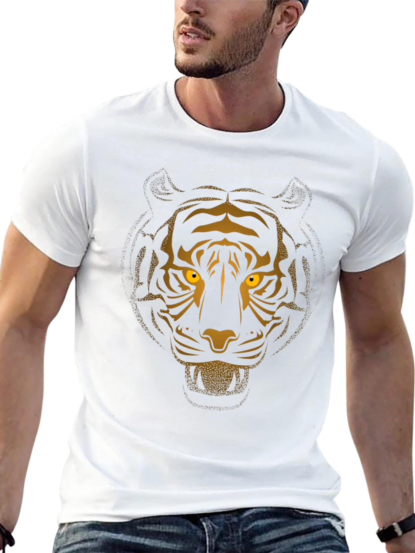 Tiger Graphic Tee - Fierce Style