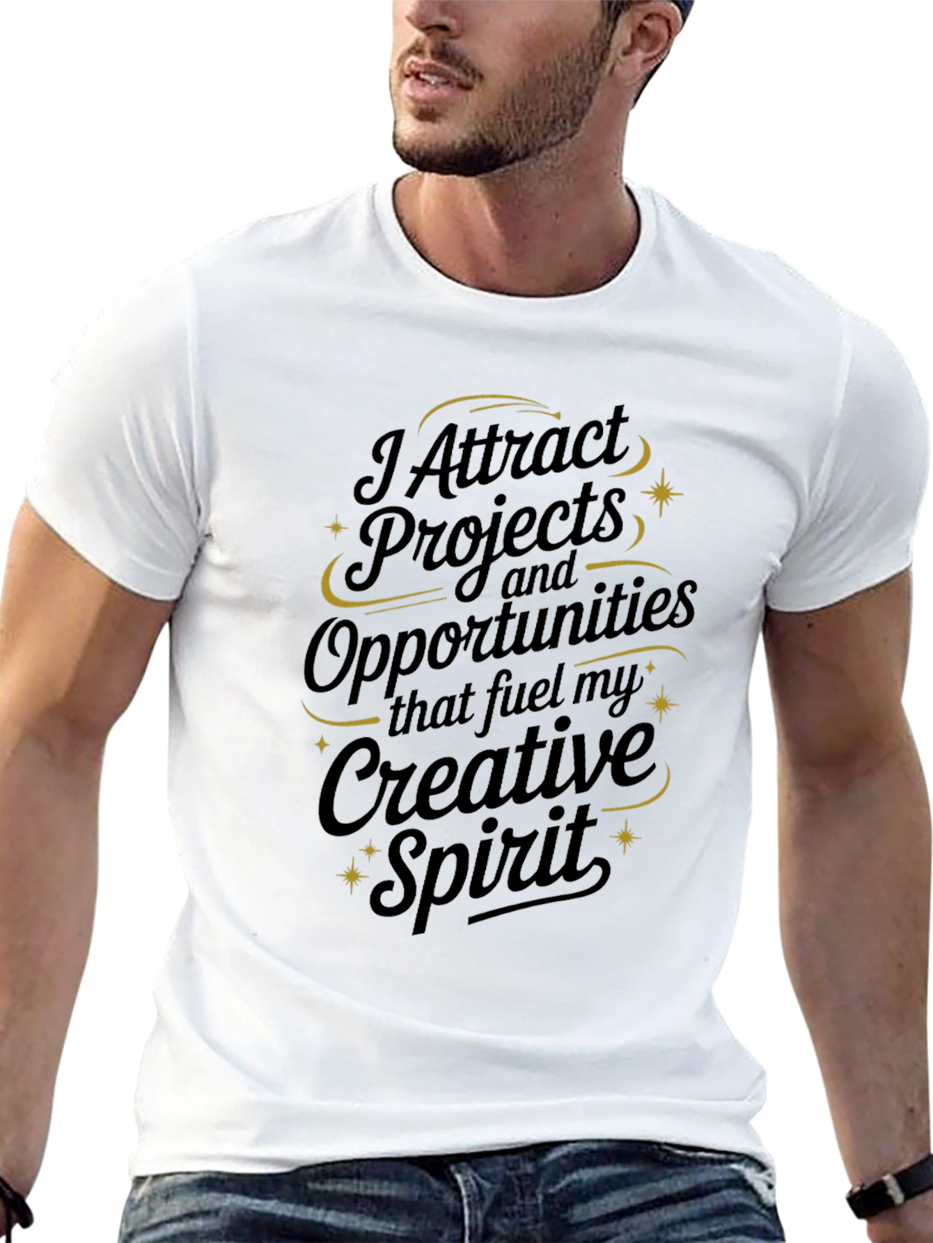 Creative Spirit Graphic Tee - Black