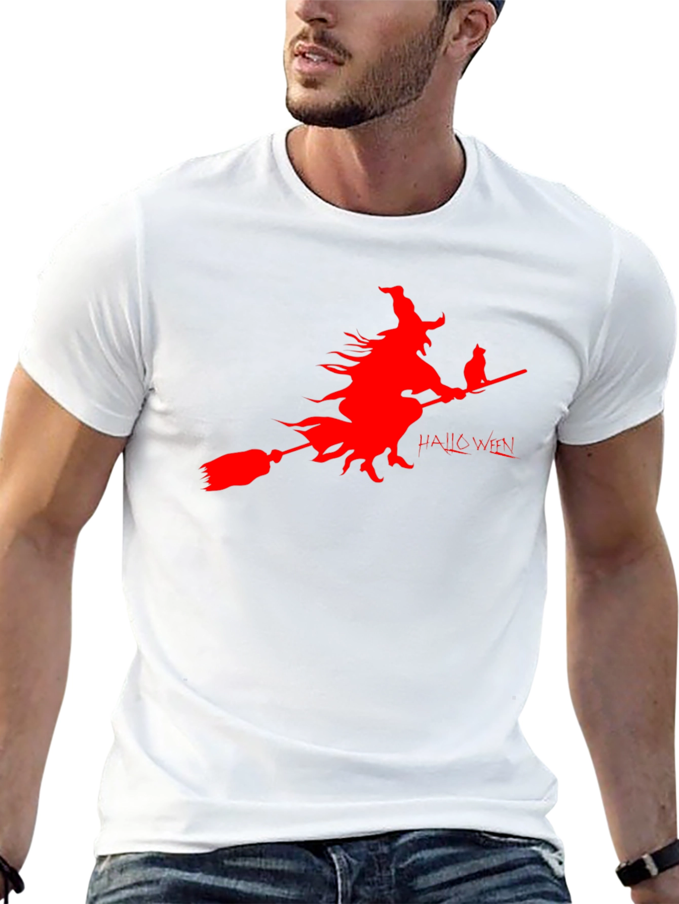 Halloween Witch Black T-Shirt