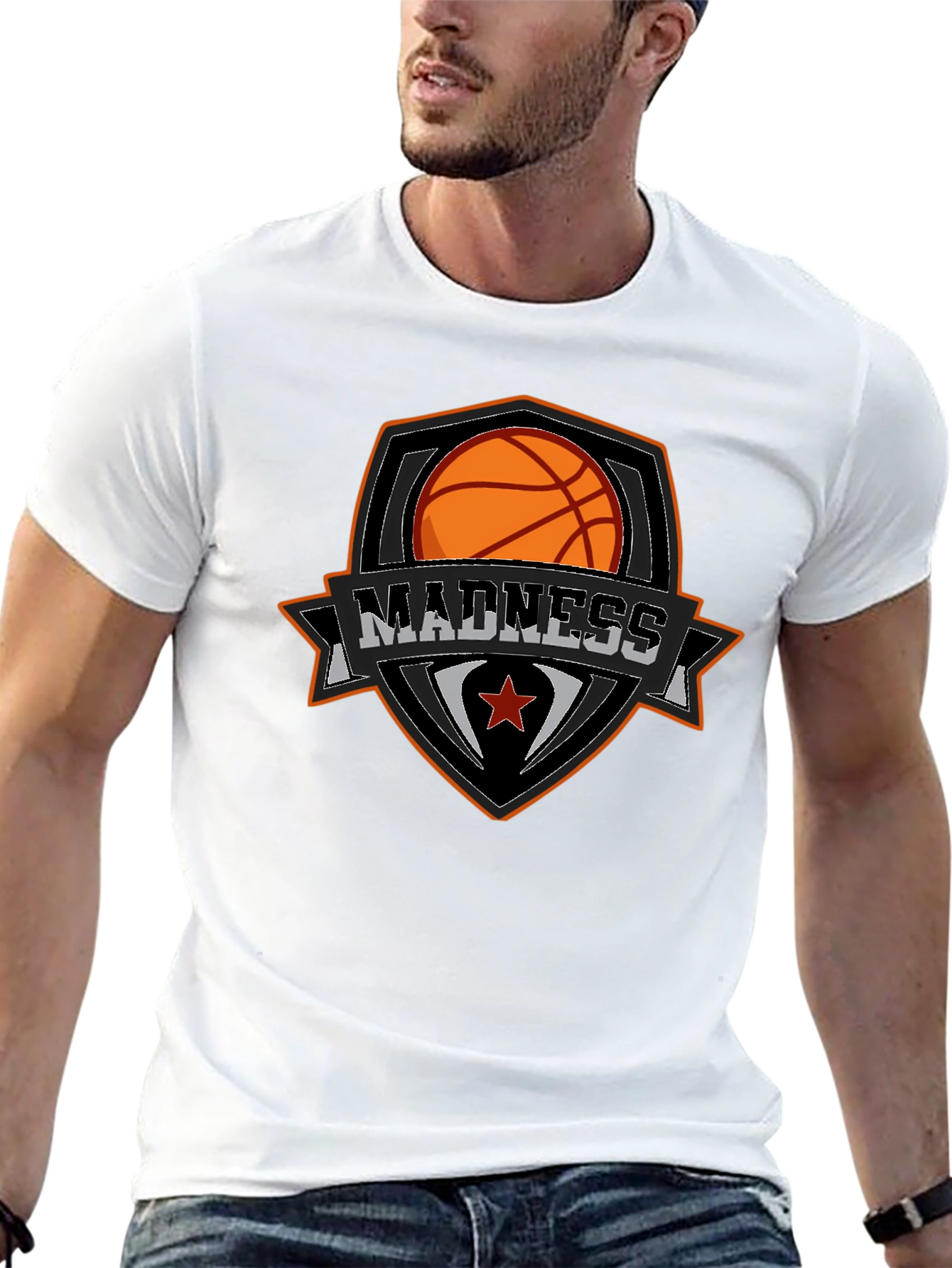 Madness Basketball Graphic T-Shirt