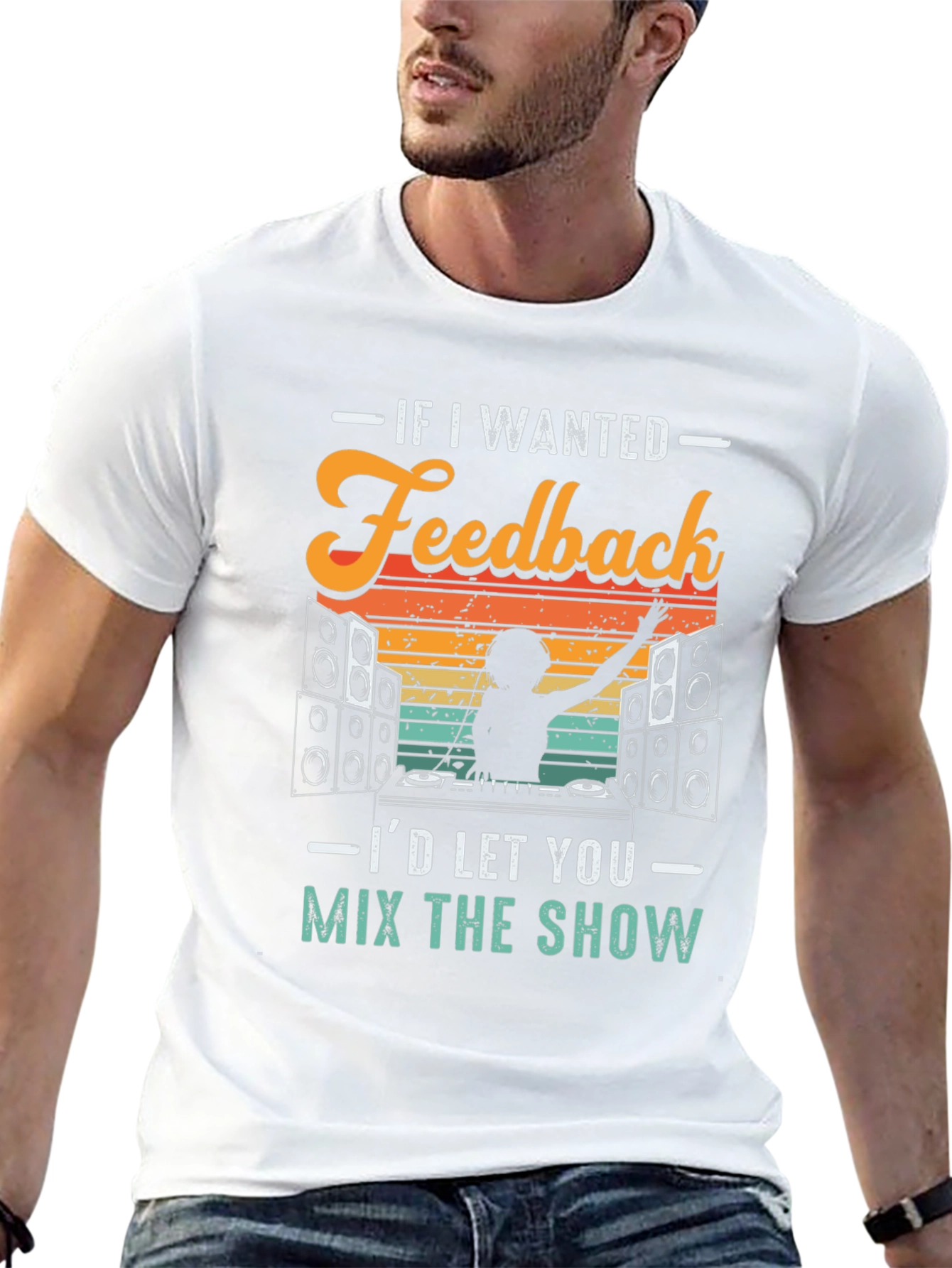 DJ Feedback Mix Show Graphic T-Shirt