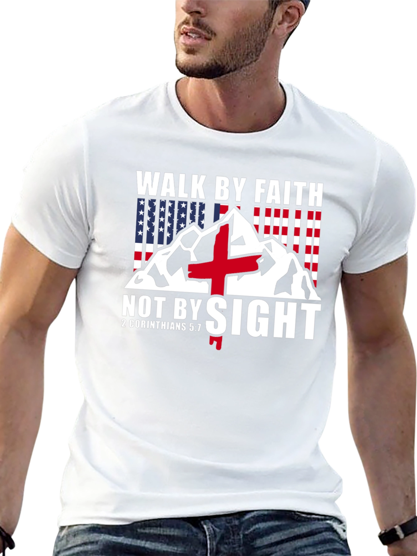Walk By Faith Christian T-Shirt