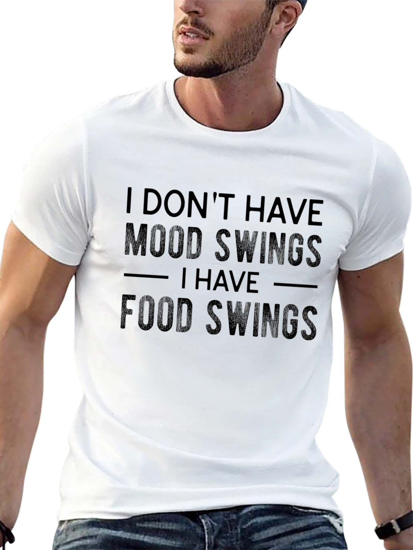Food Swings Graphic Tee - Unisex Humor T-Shirt