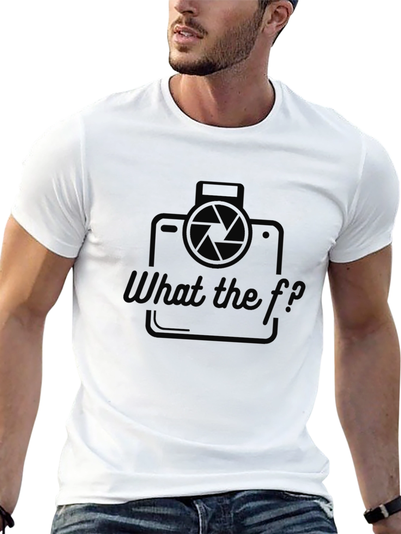 Funny Camera Shirt - What the f/?