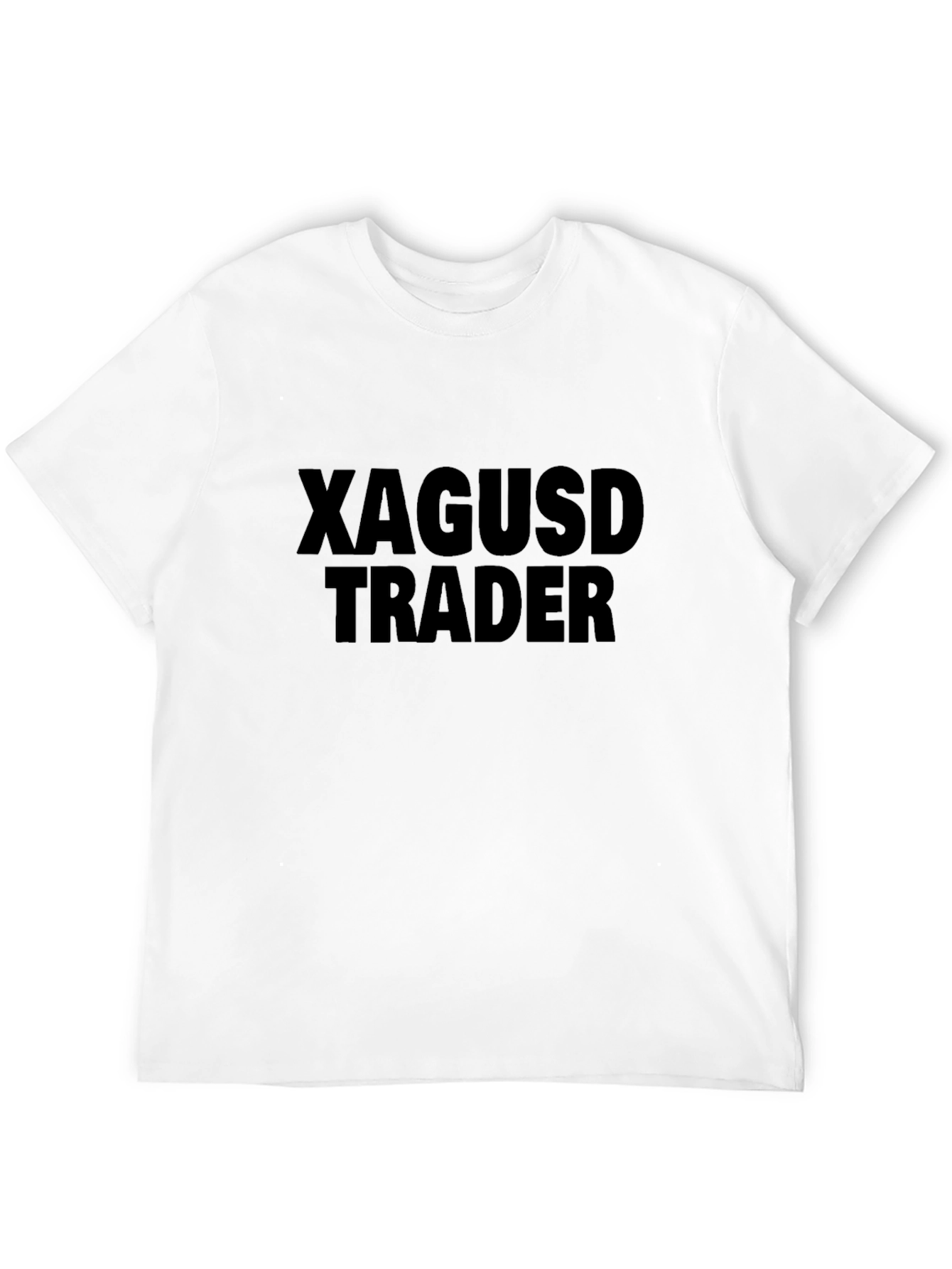 XAGUSD Trader Black T-Shirt