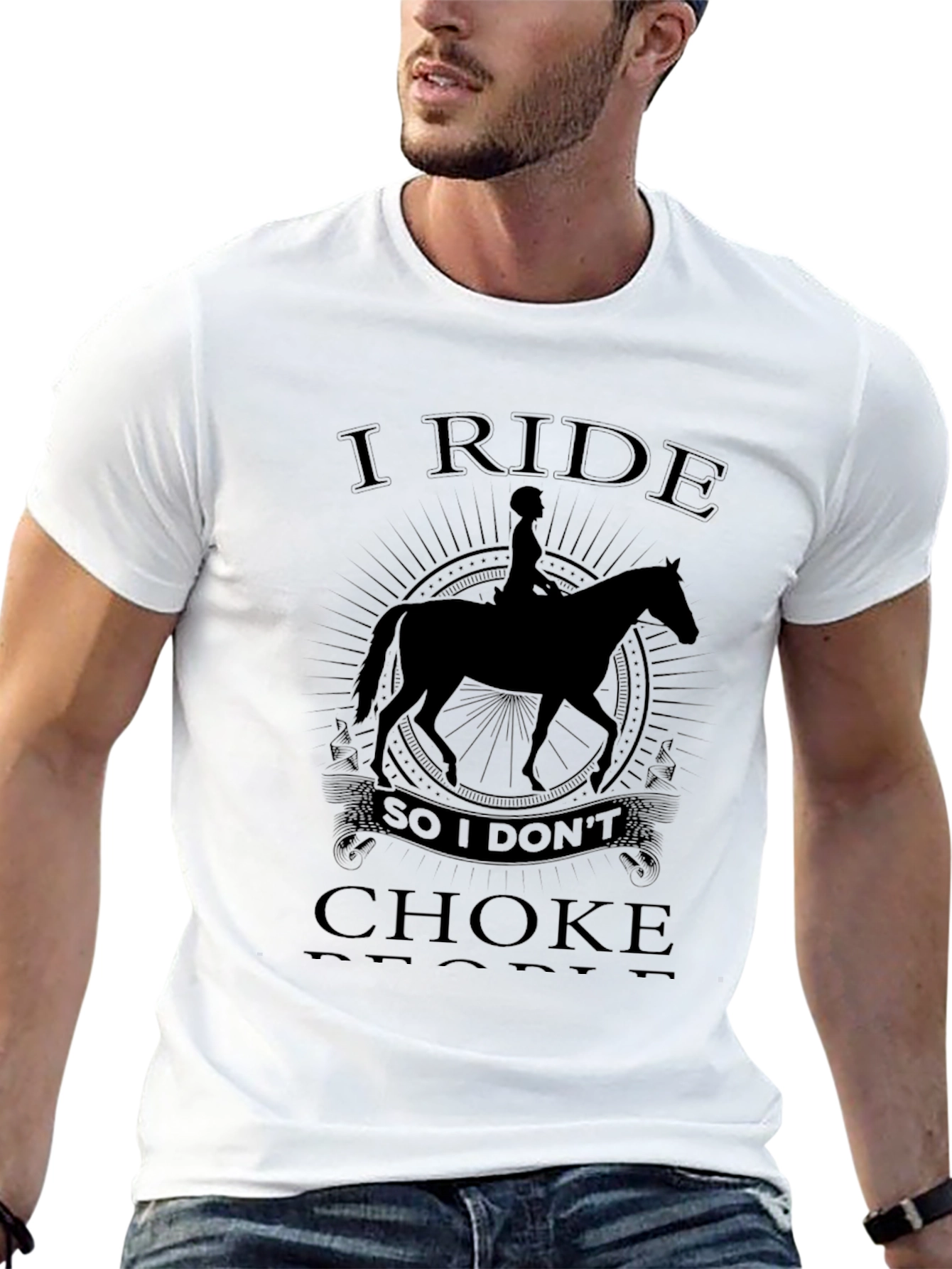 I Ride So I Dont Choke People T-Shirt