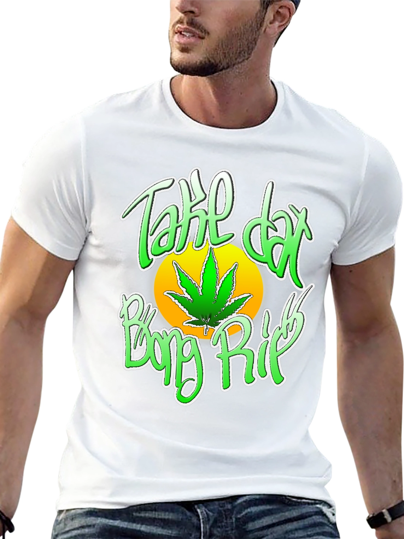 Take Dat Bong Rip T-Shirt - Weed Graphic Tee