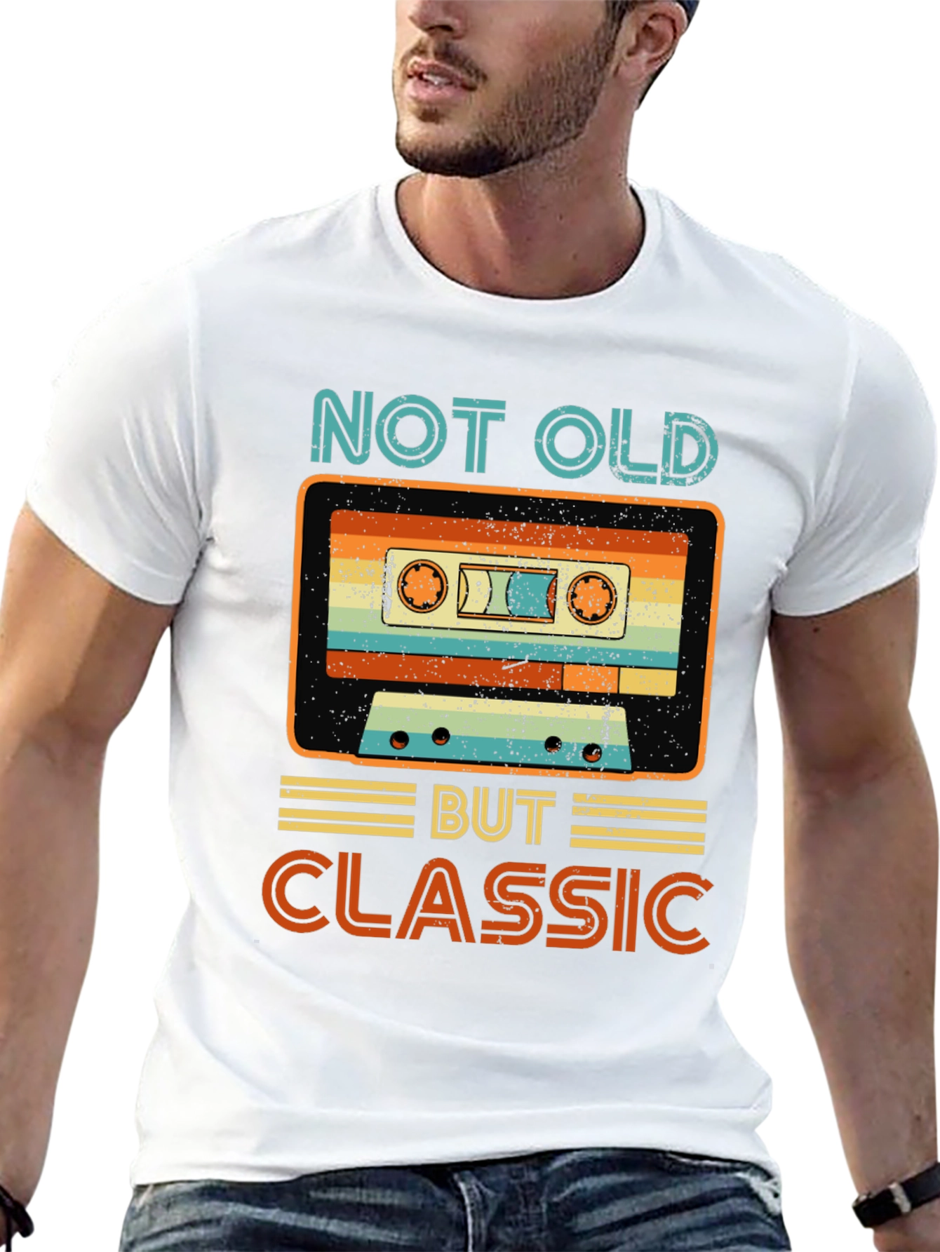 Not Old But Classic Retro Cassette Tape T-Shirt
