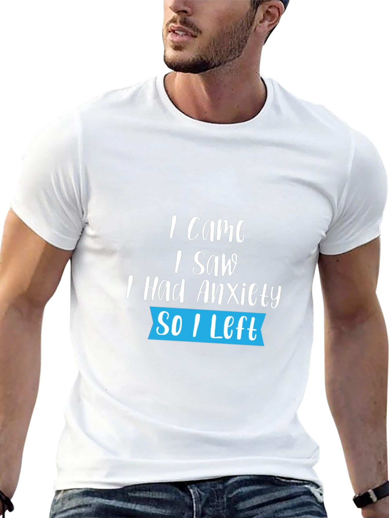 Anxiety Tee - Funny Slogan T-Shirt for Introverts