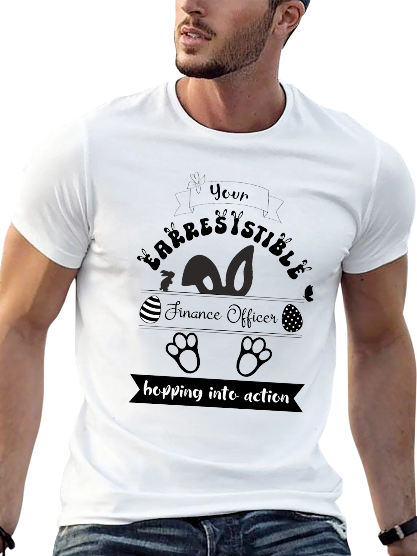 Irresistible Finance Officer Easter T-Shirt