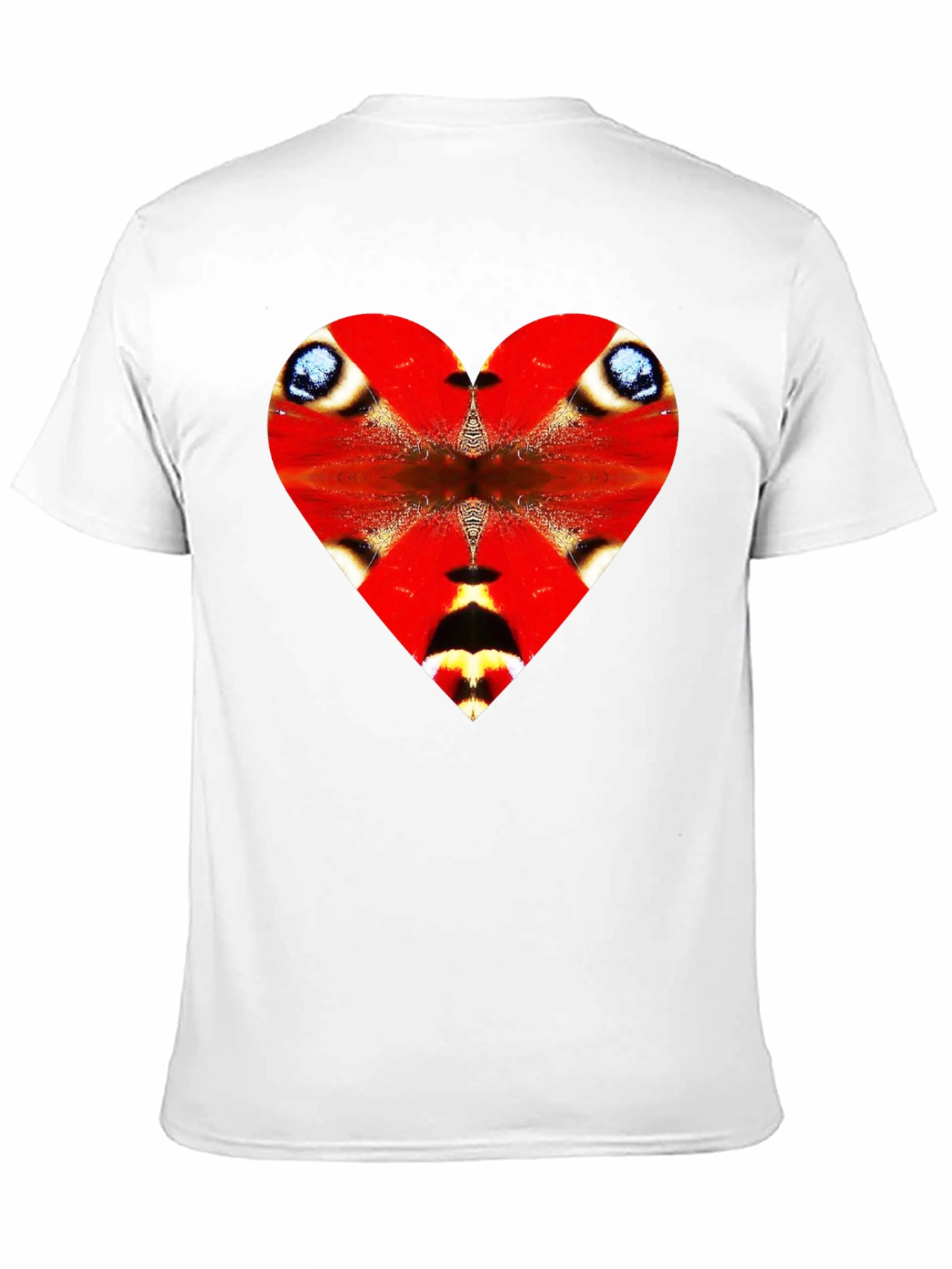 Butterfly Heart Graphic Black Tee