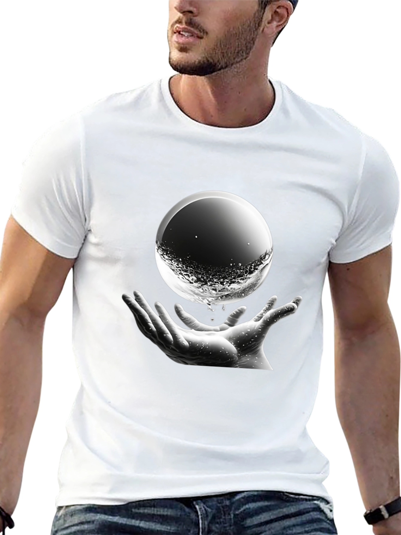 Surreal Sphere Graphic Tee