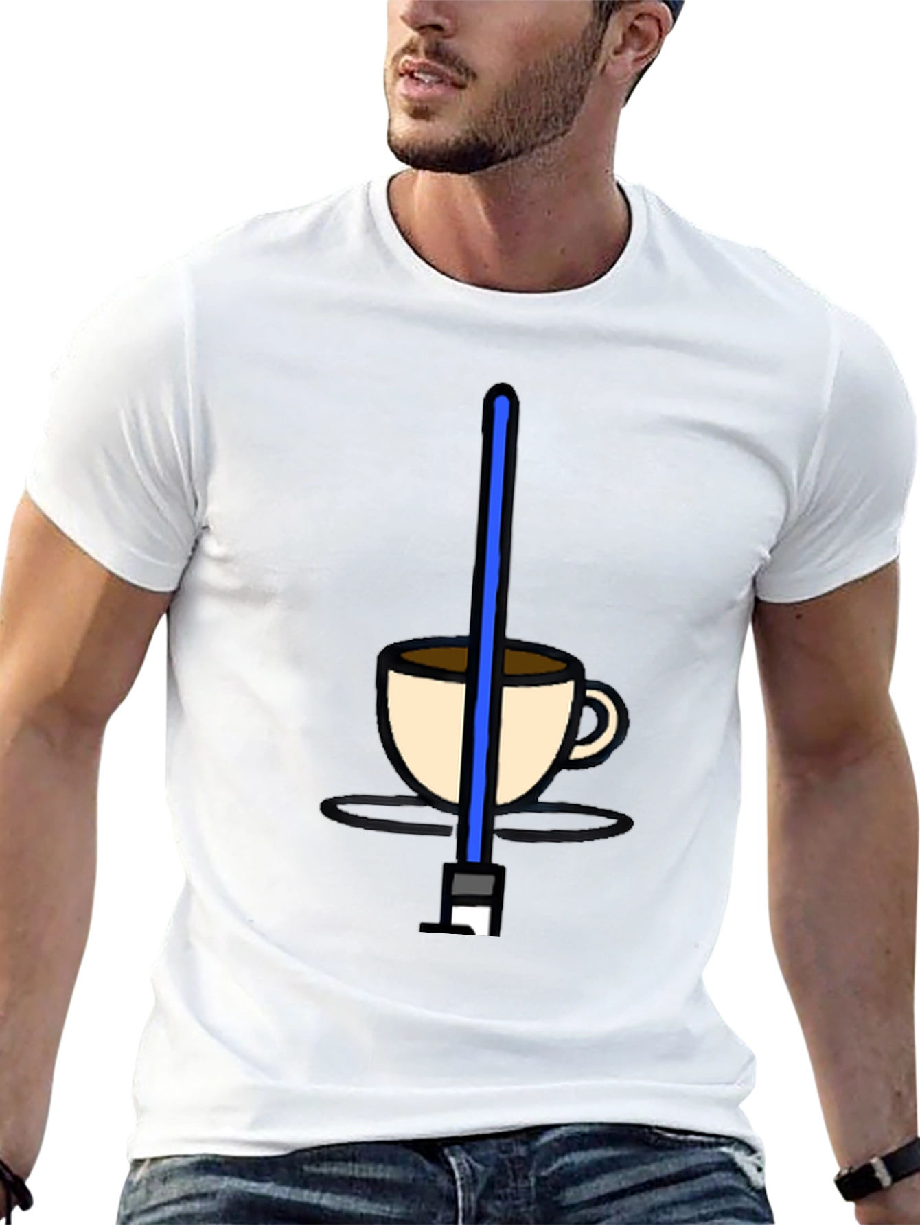 Star Wars Coffee T-Shirt - Funny Sci-Fi Tee
