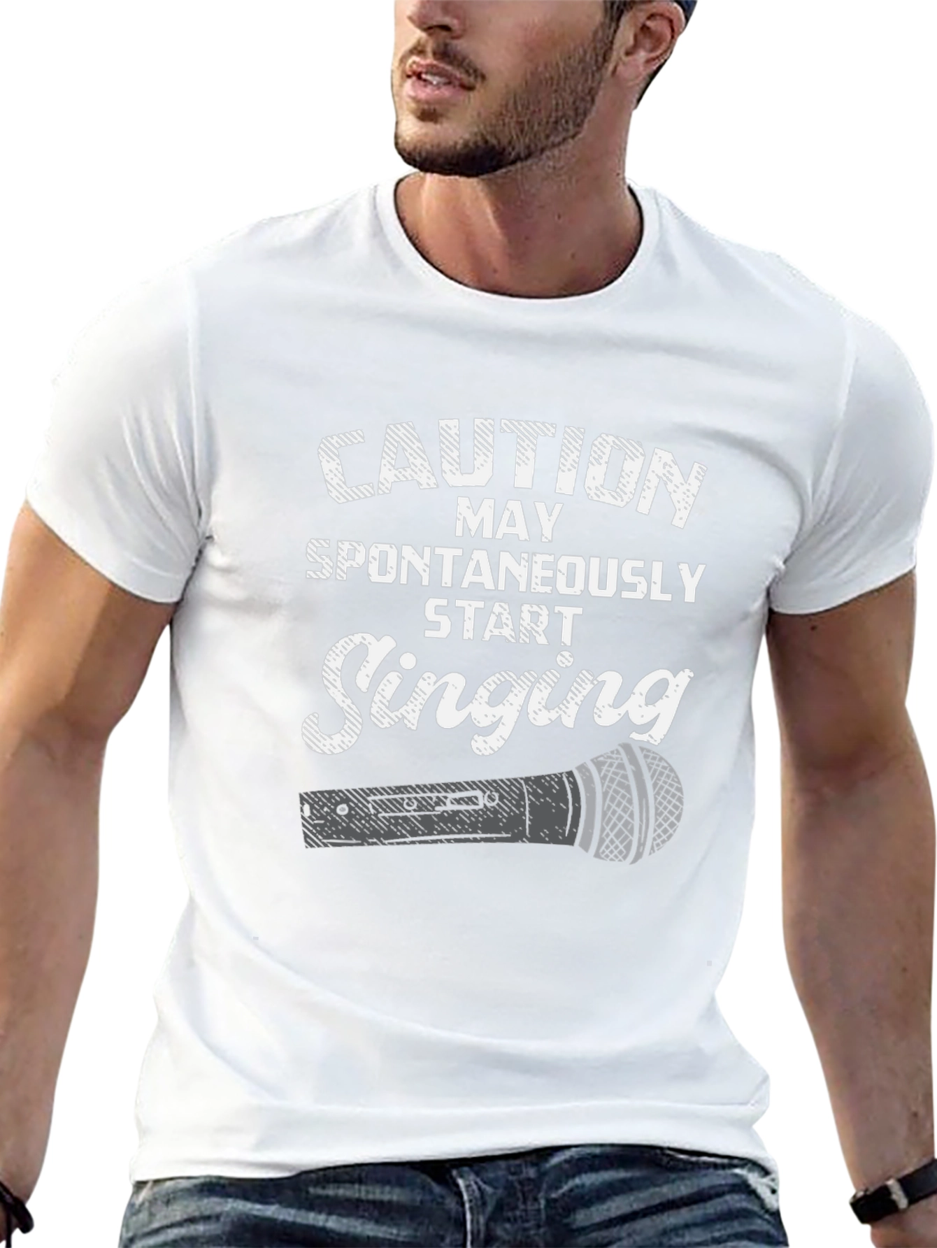 Caution May Spontaneously Start Singing T-Shirt