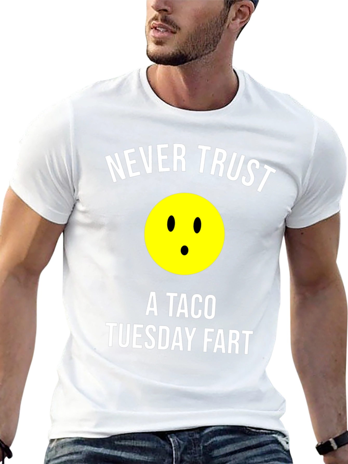 Never Trust a Taco Tuesday Fart Graphic T-Shirt