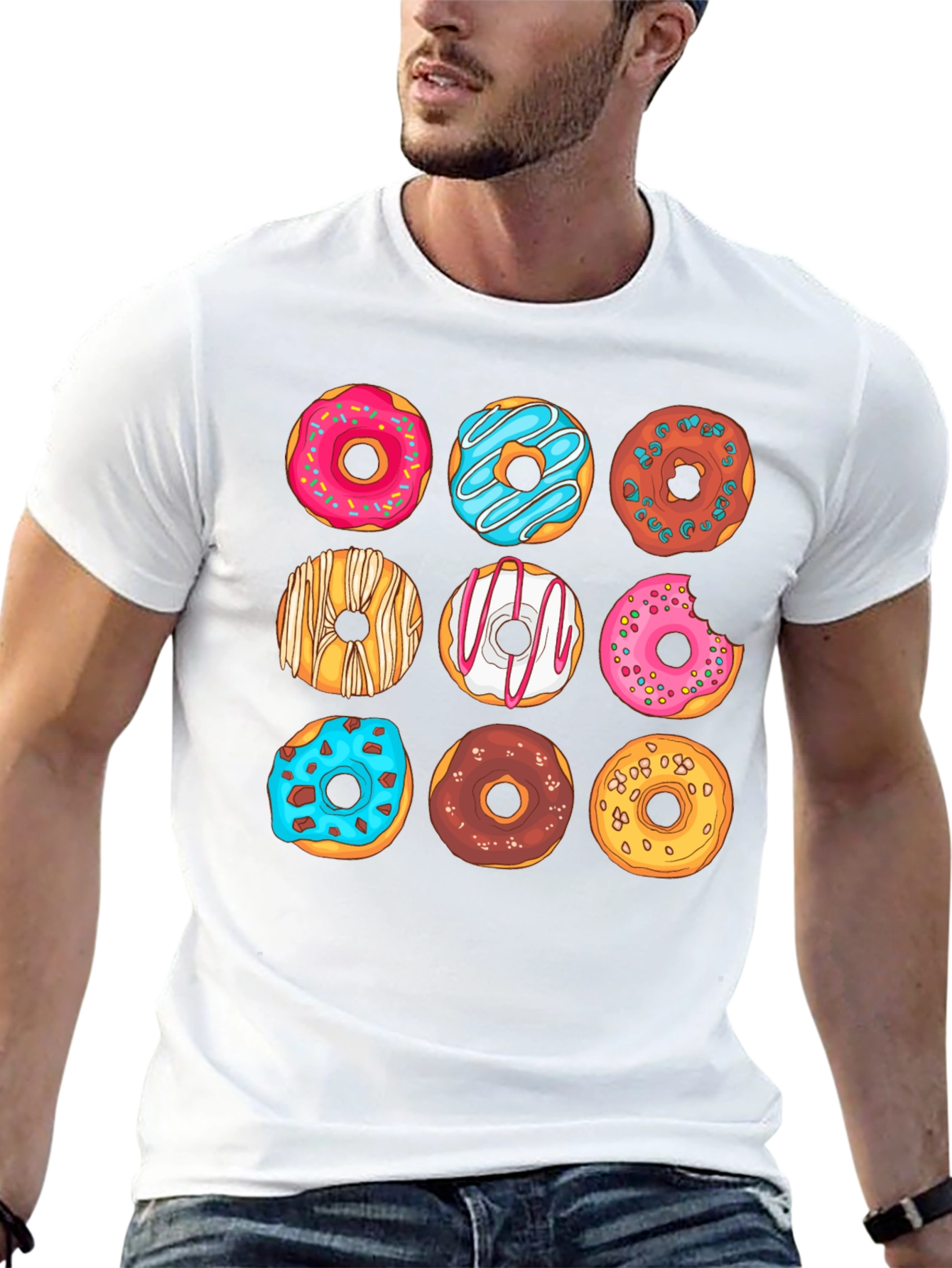 Donut T-Shirt - Sweet Treat Graphic Tee