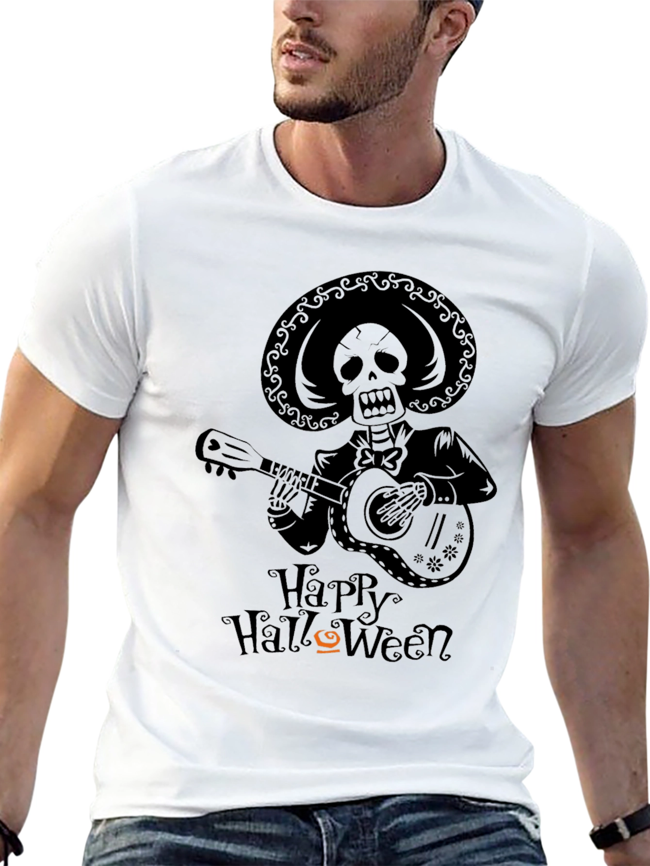 Day of the Dead Halloween Graphic Tee