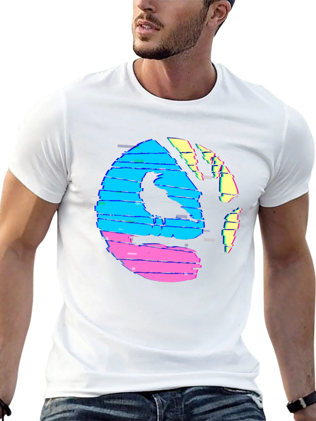 Retro Crow Graphic Tee