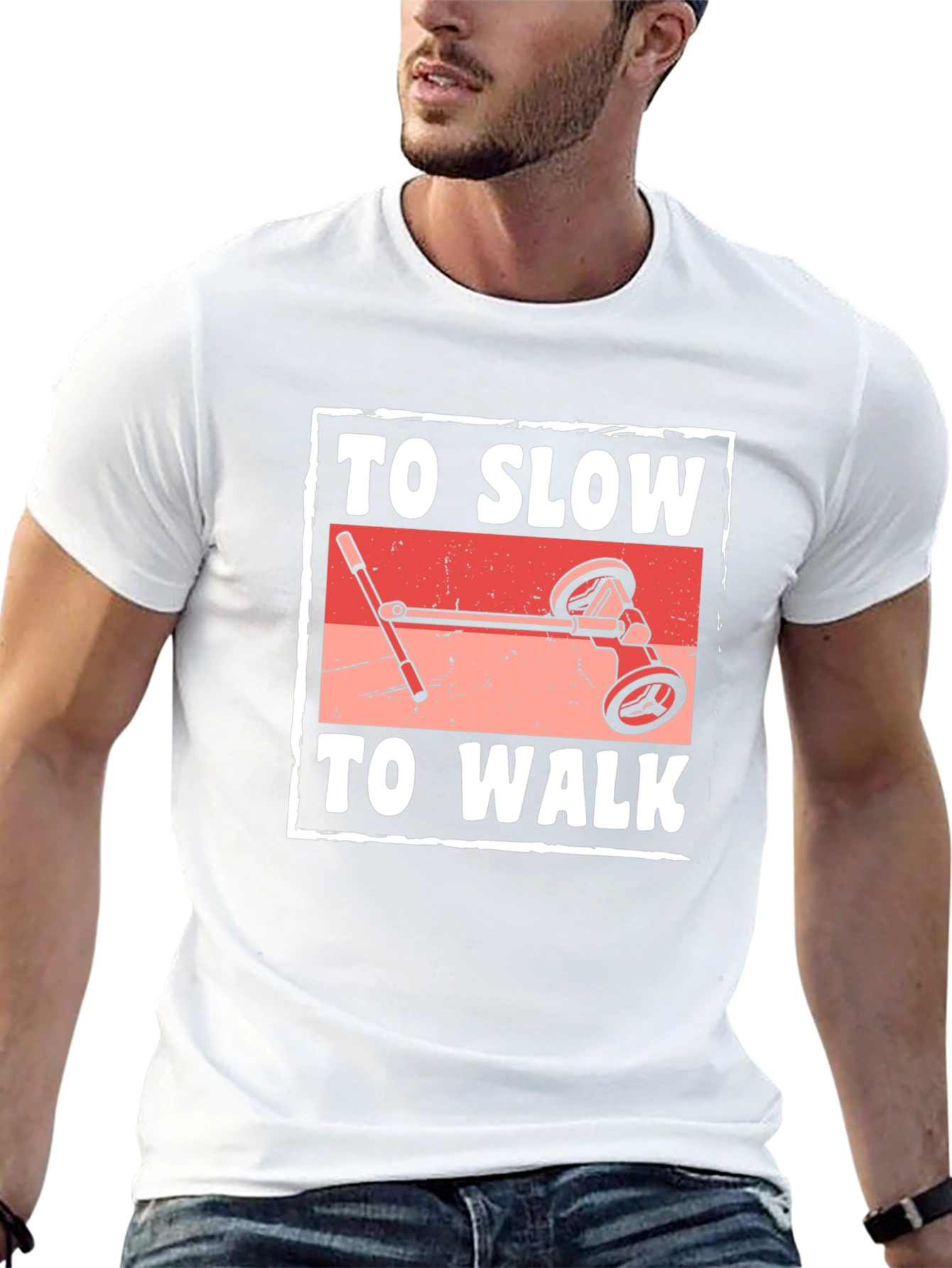Funny To Slow To Walk Scooter T-Shirt