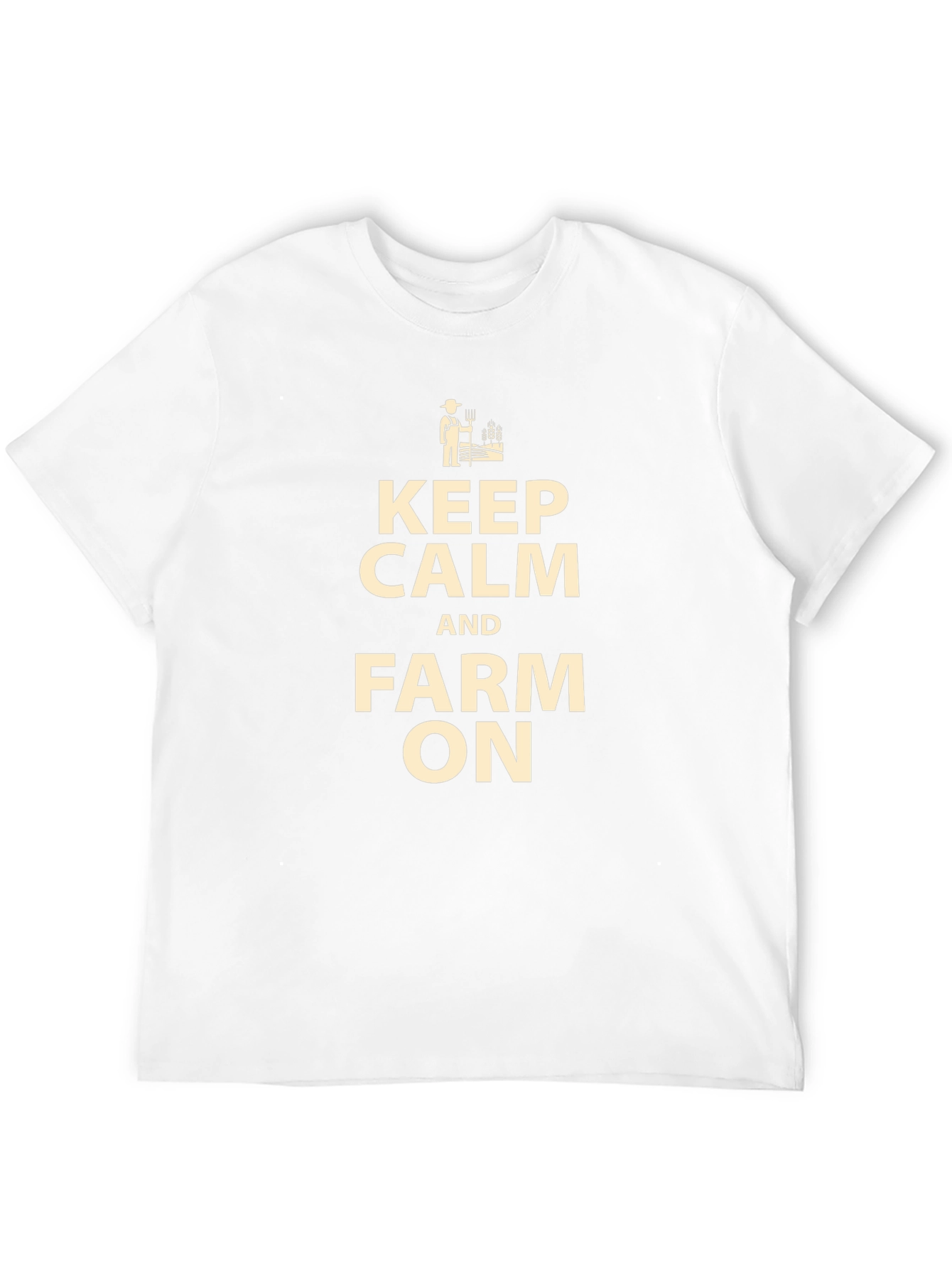 Keep Calm and Farm On T-Shirt