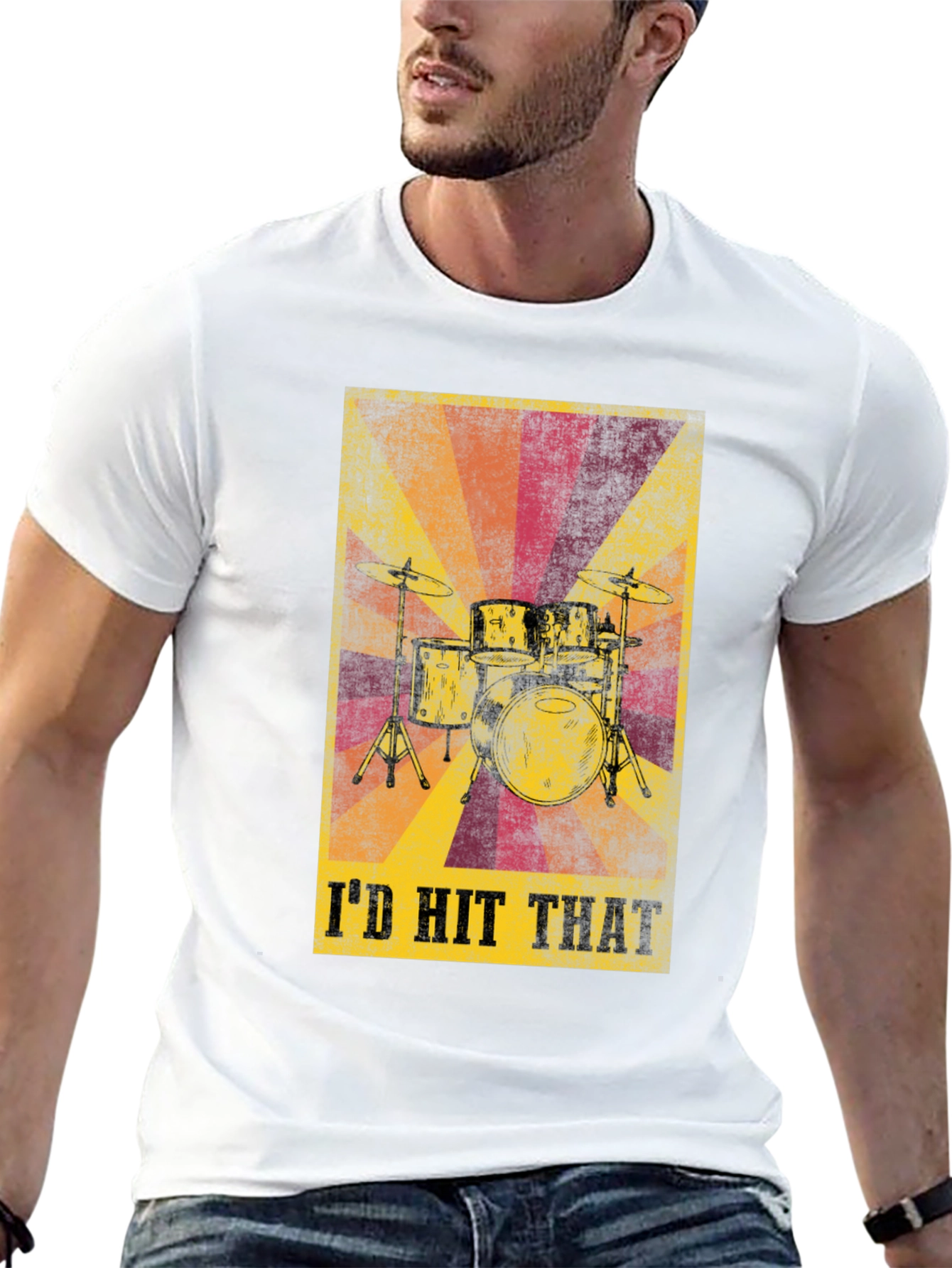 Id Hit That Drum Set T-Shirt