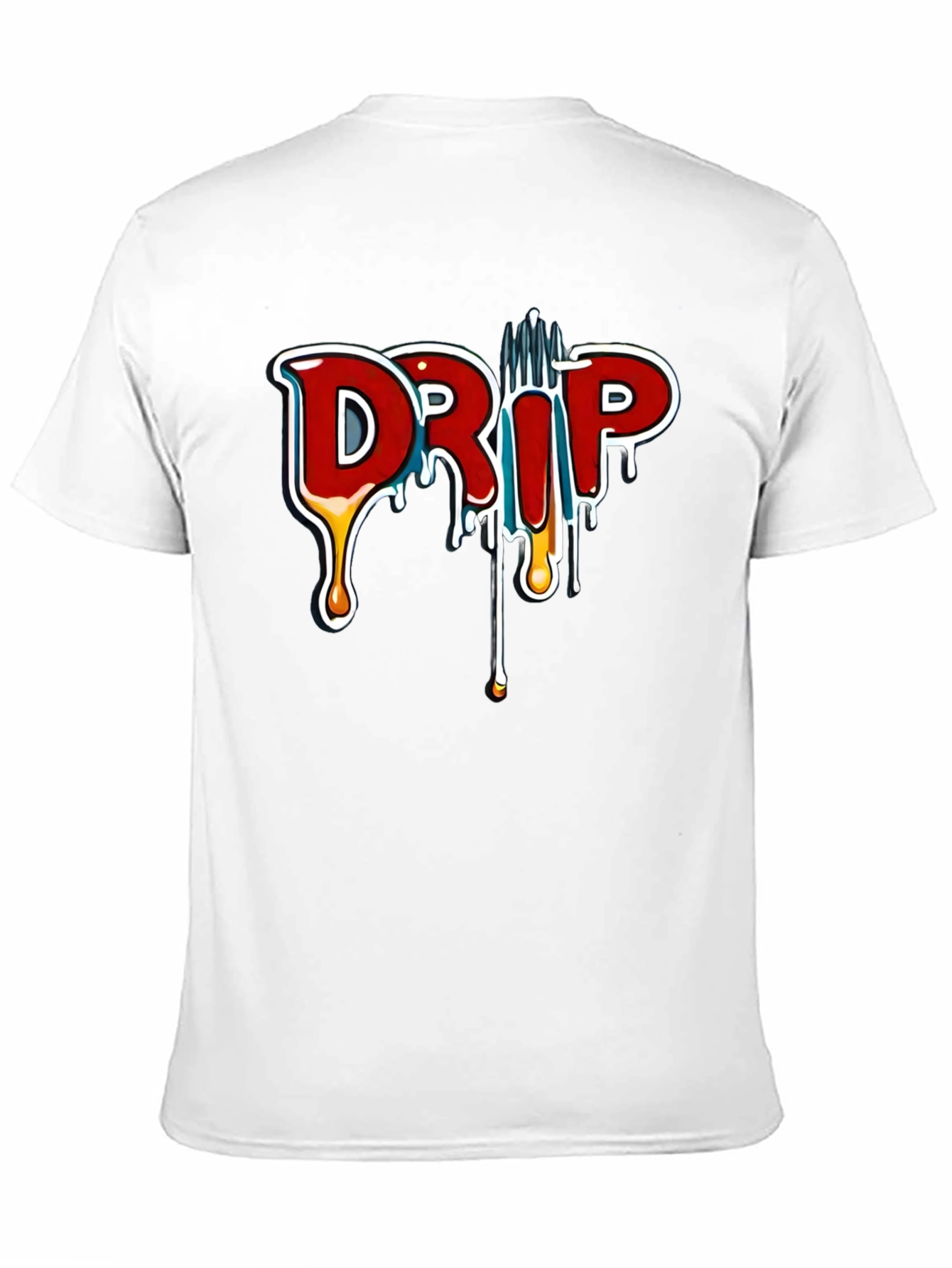 Drip Graphic Black T-Shirt