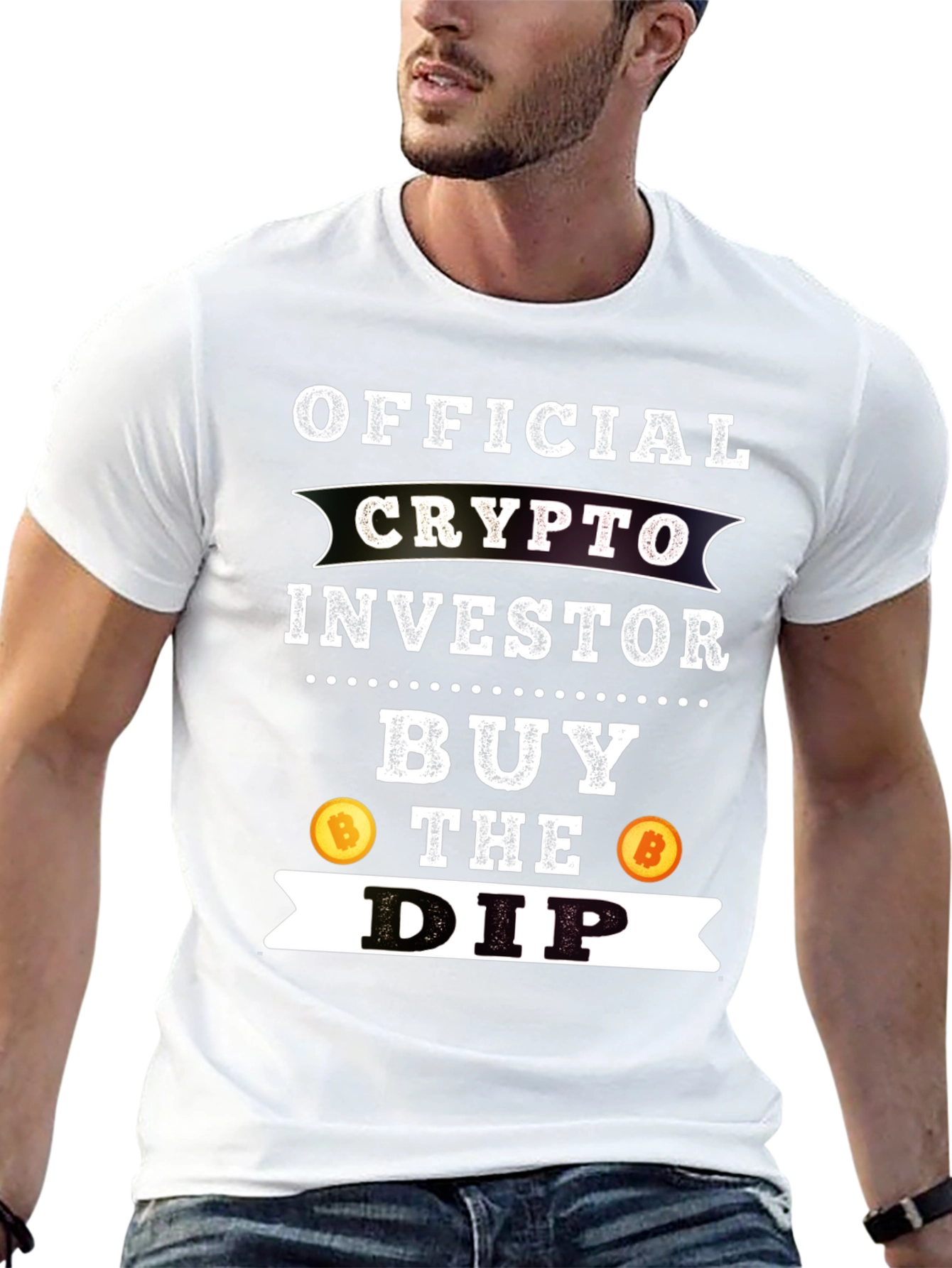 Crypto Investor Buy the Dip Graphic Tee