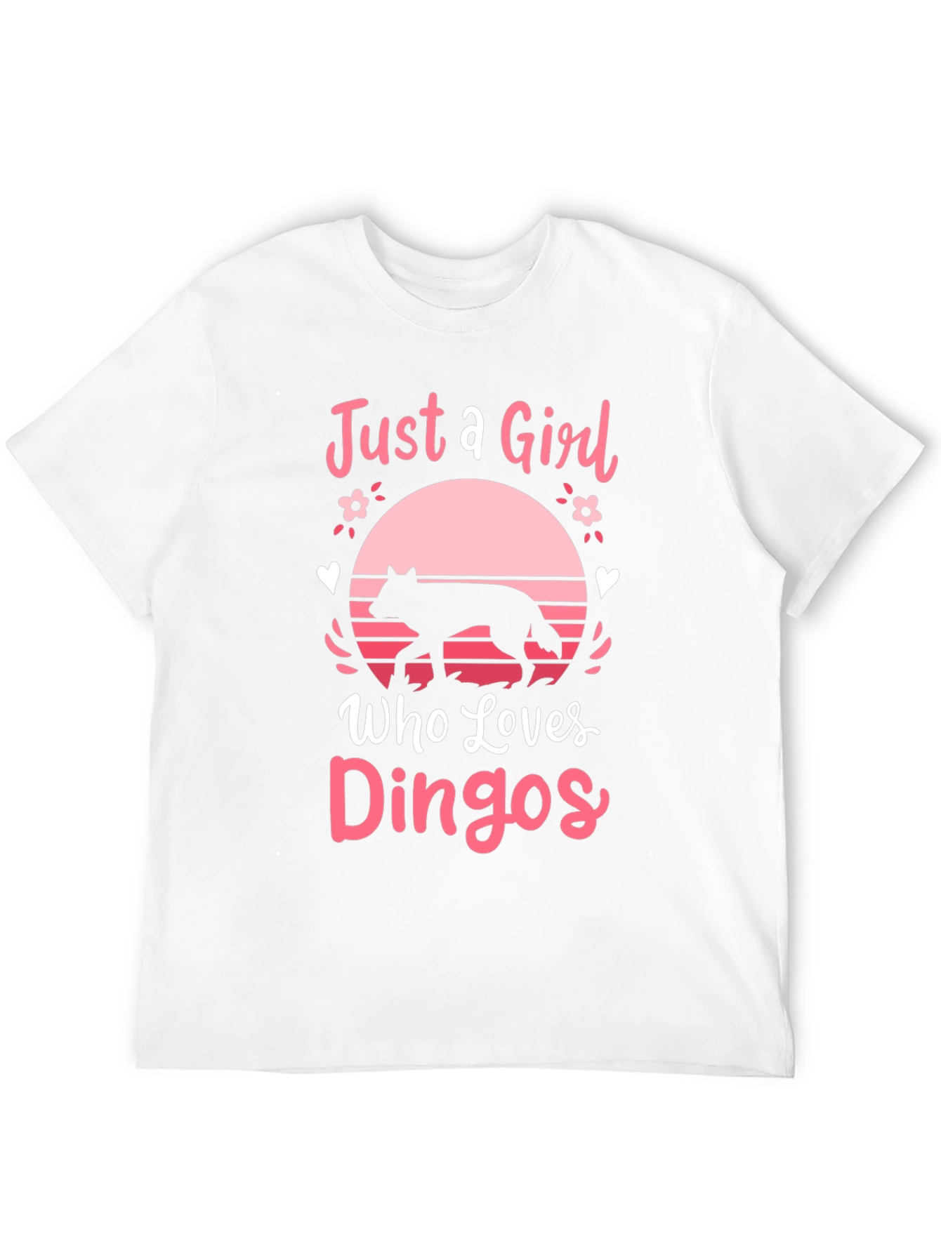 Just A Girl Who Loves Dingos Graphic T-Shirt