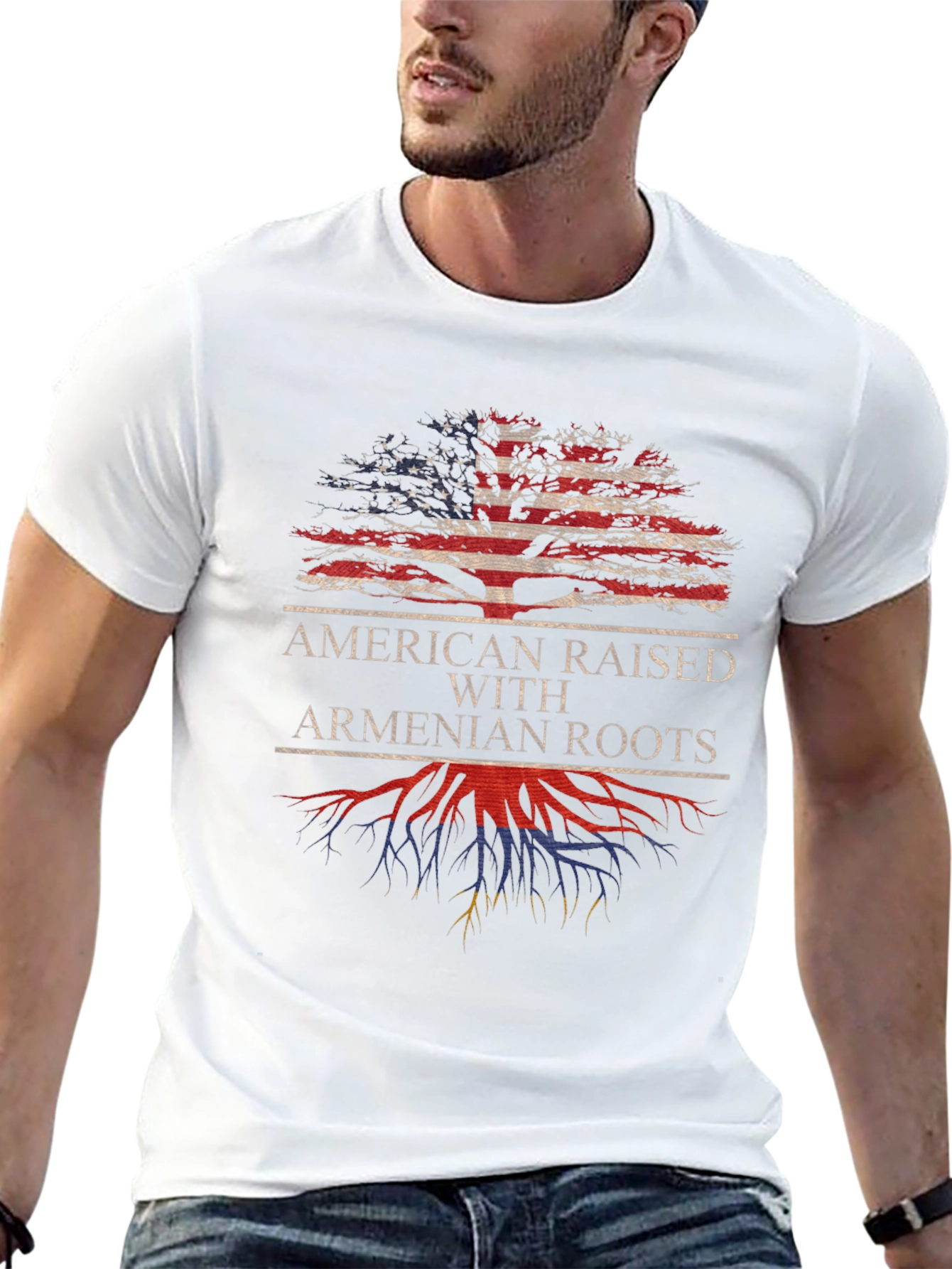 American Raised with Armenian Roots T-Shirt