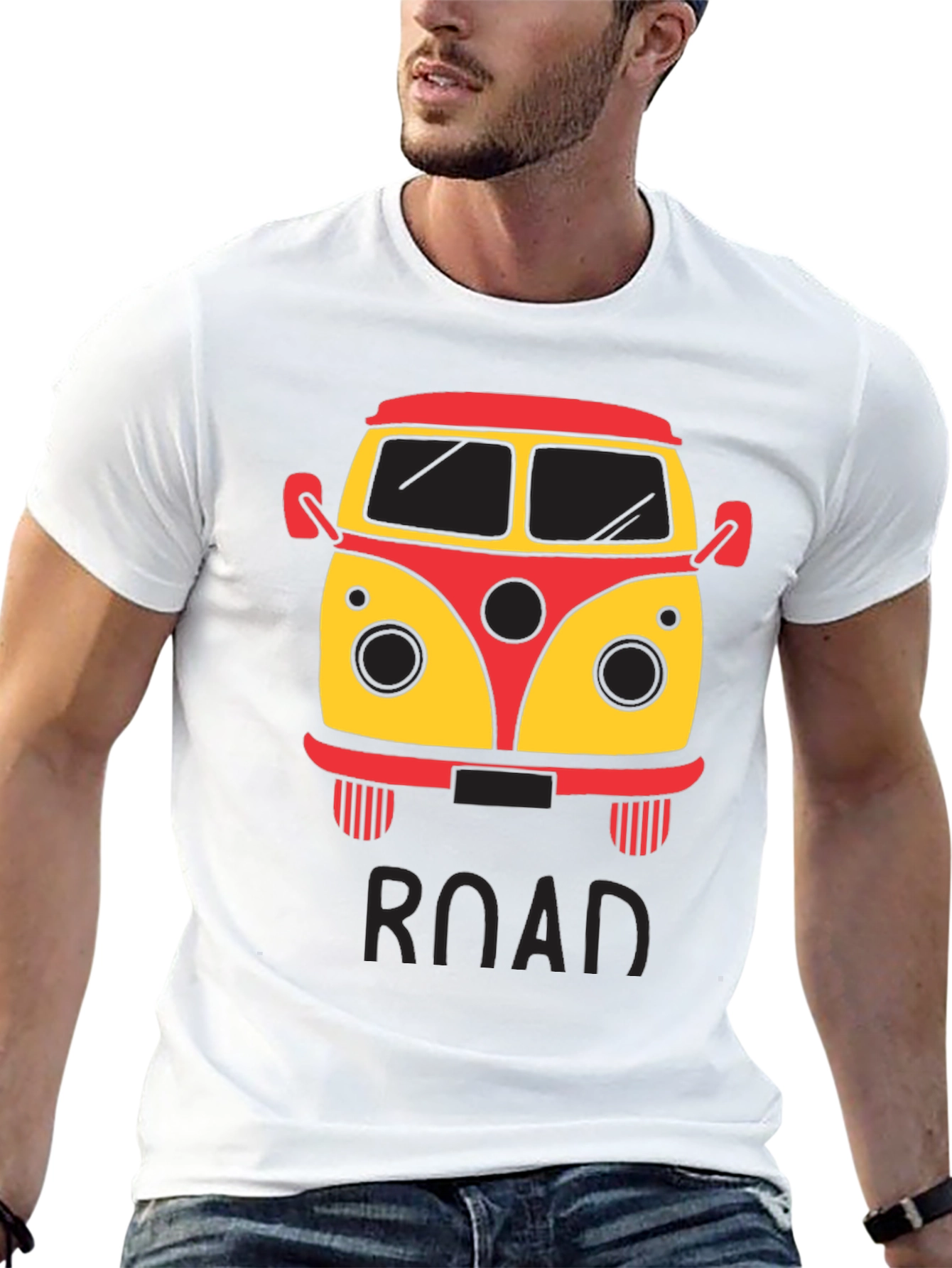 Retro Road Trip T-Shirt - Classic Van Design