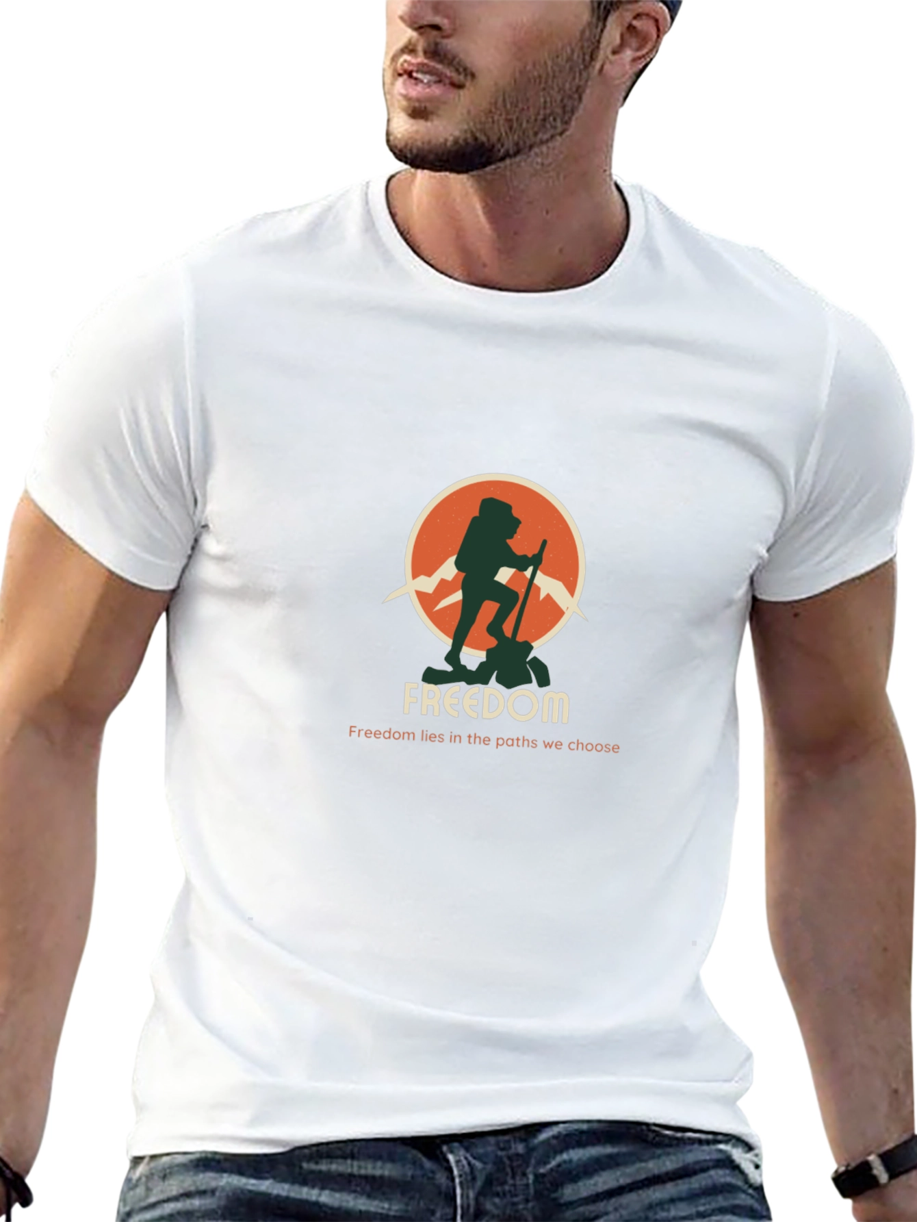 Freedom Hiker Graphic Tee - Adventure Awaits!