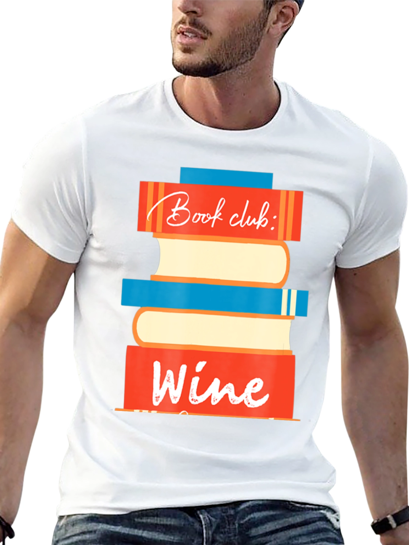 Book Club Wine T-Shirt - Fun Graphic Tee