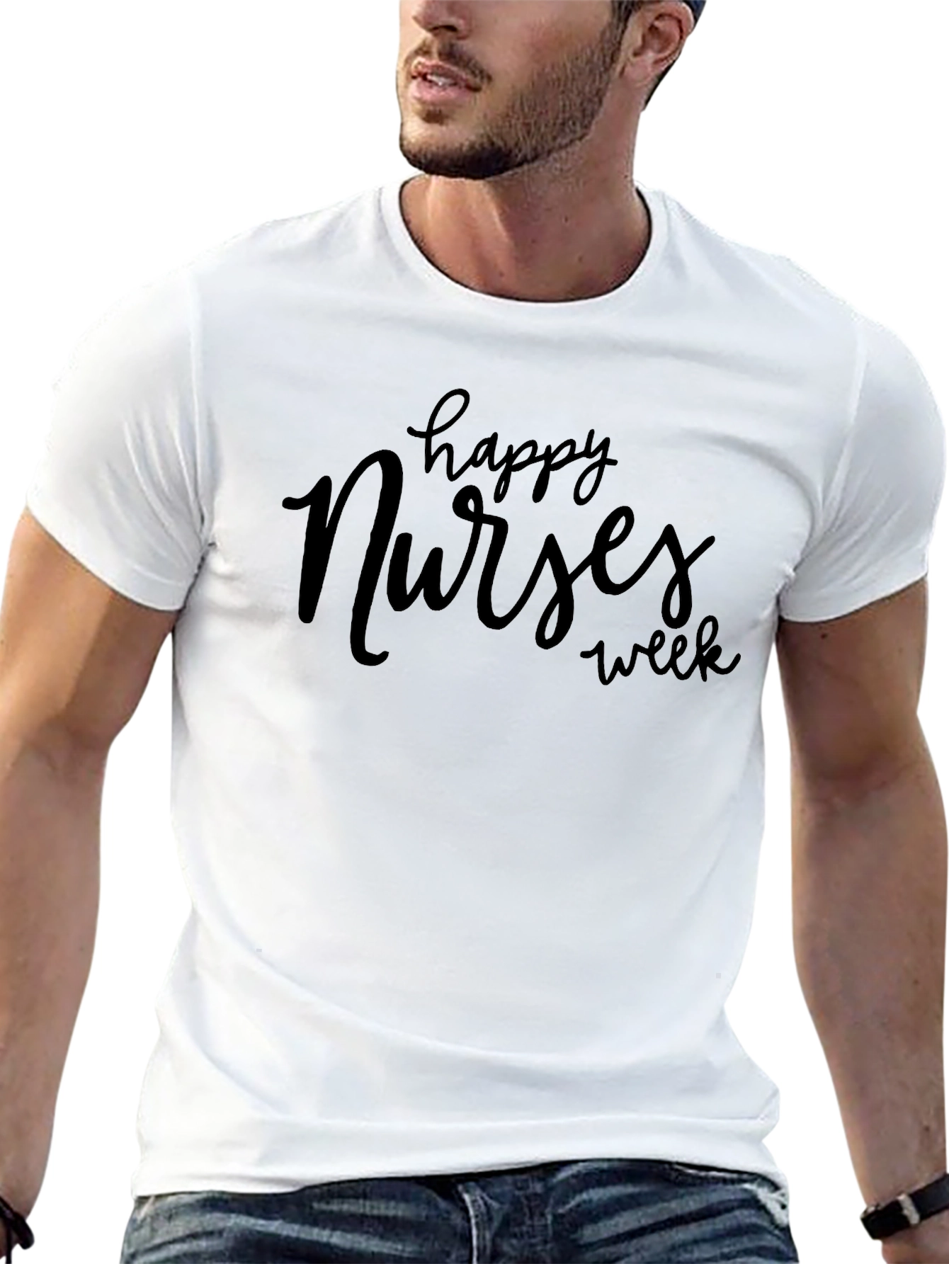 Happy Nurses Week T-Shirt - Soft Cotton Blend