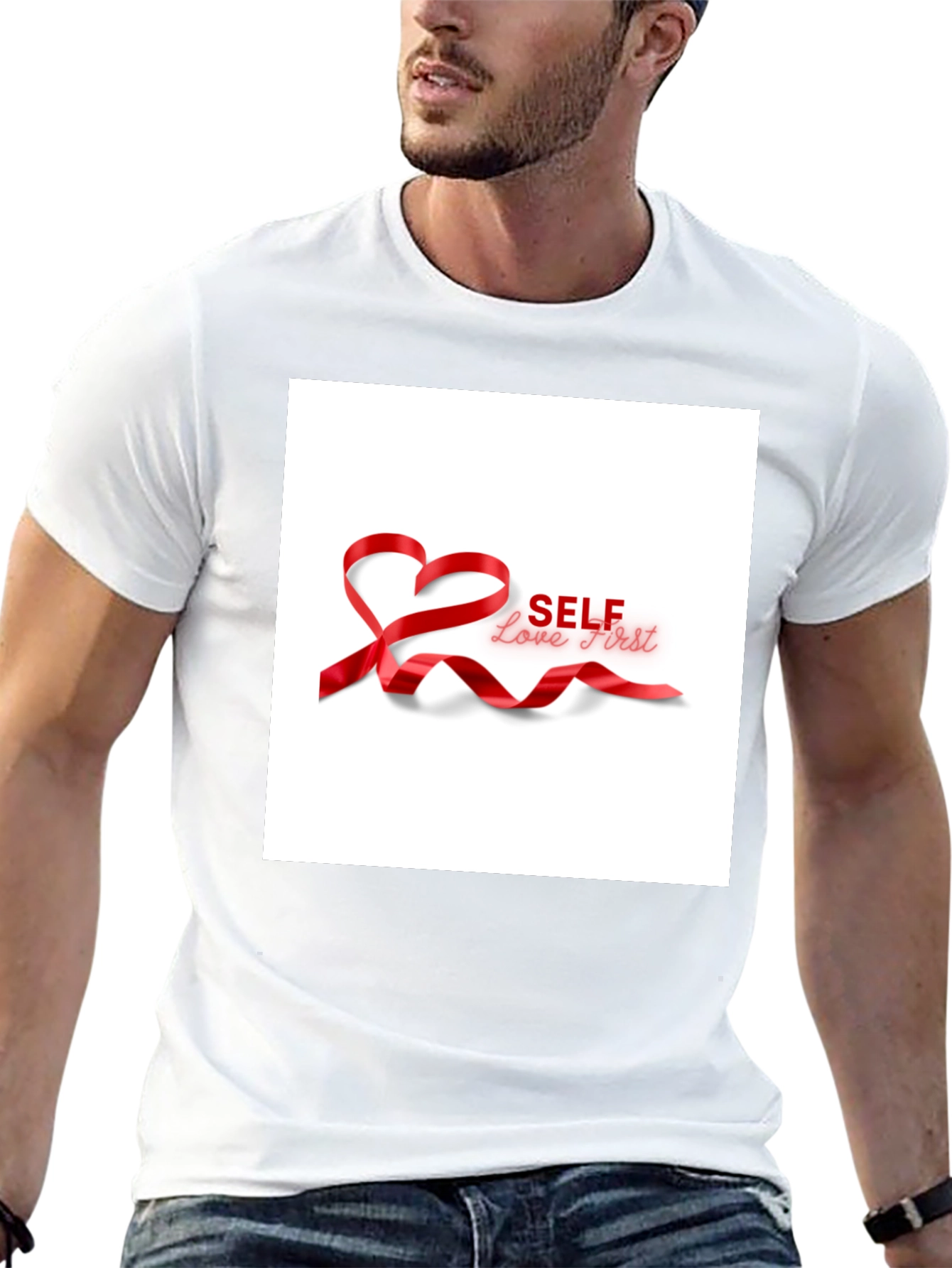 Self Love First T-Shirt - Black Cotton Tee