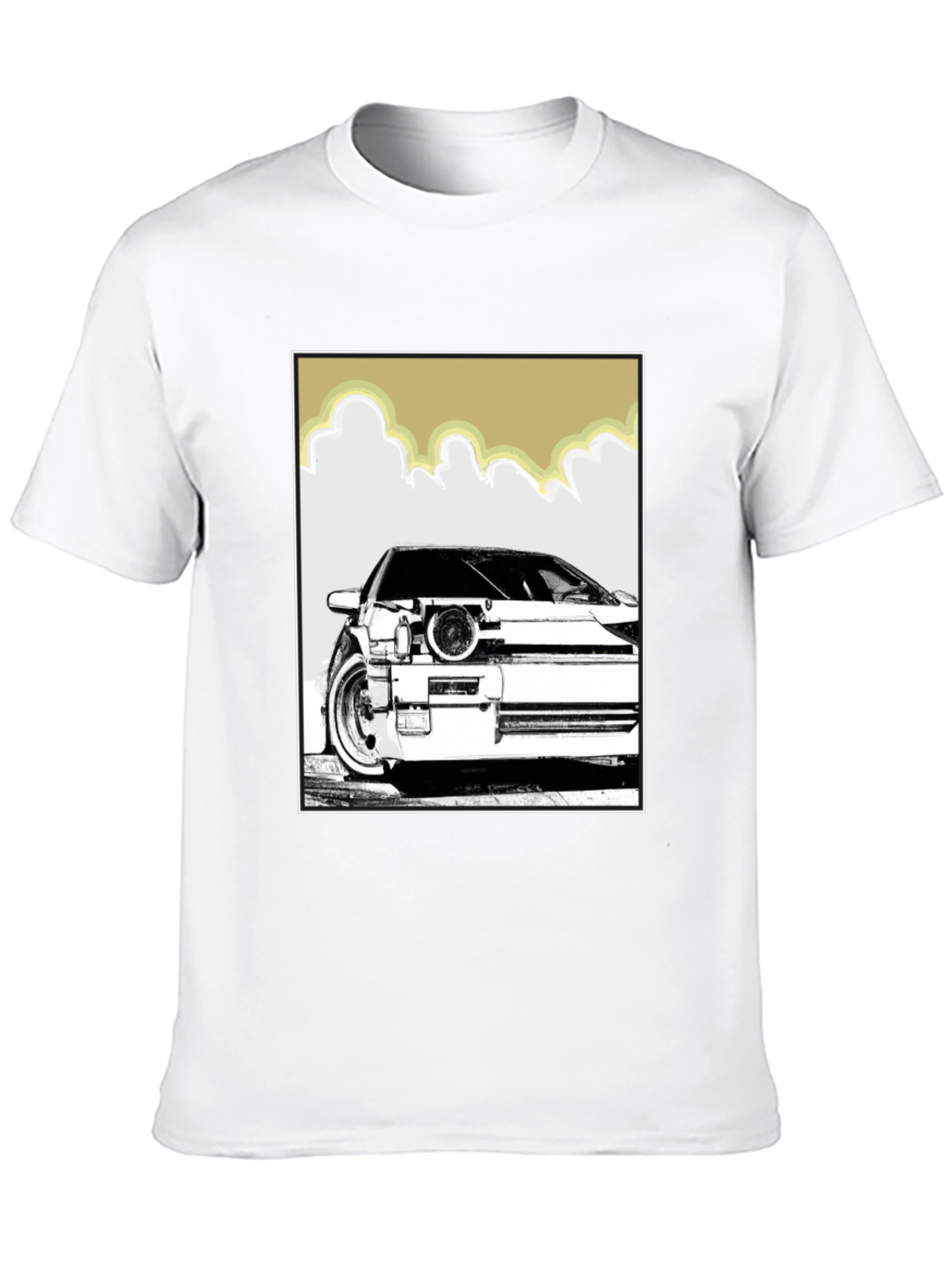 Retro Car Graphic Tee - Drift Style