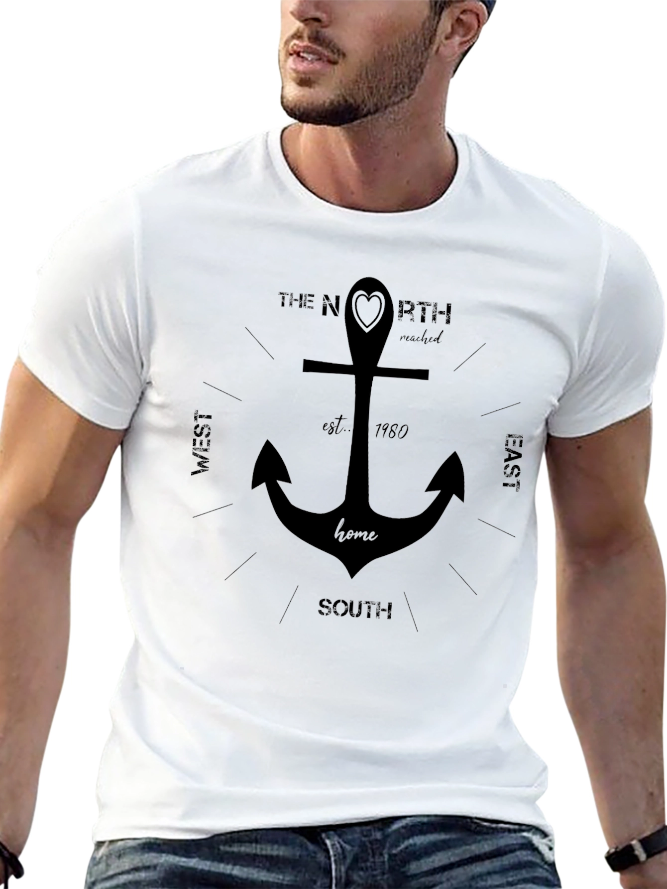 Nautical Anchor Compass T-Shirt