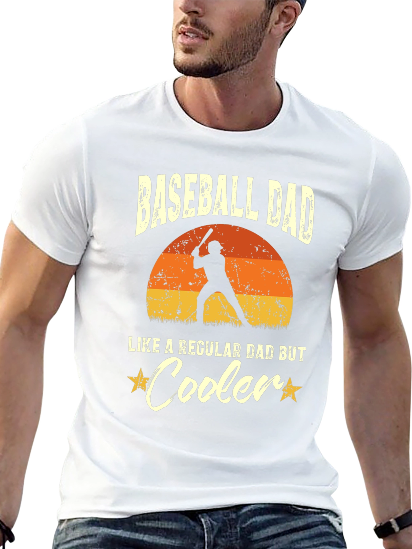 Baseball Dad T-Shirt - Cooler Than Regular Dads!