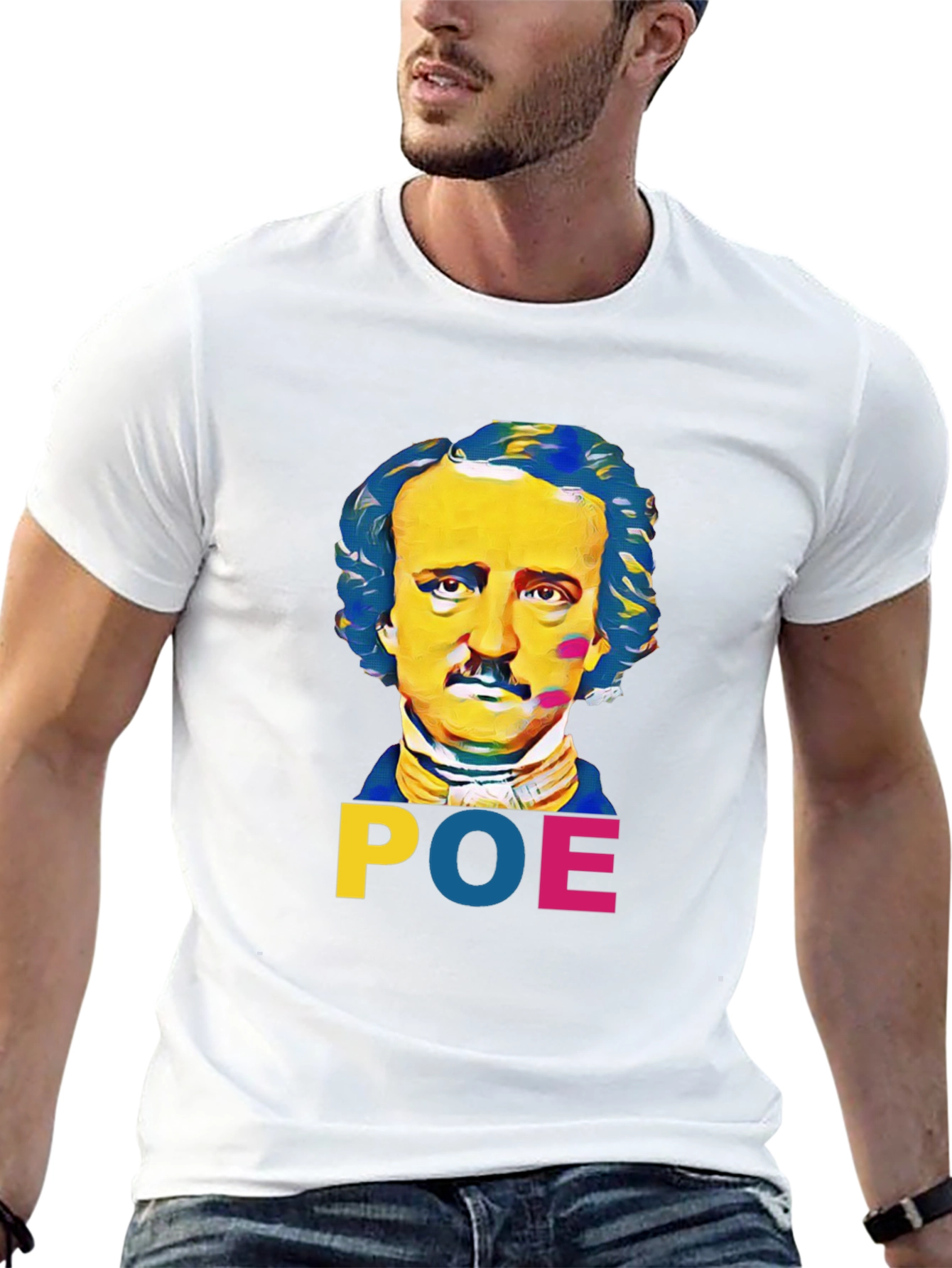 Edgar Allan Poe Graphic T-Shirt - Literary Style
